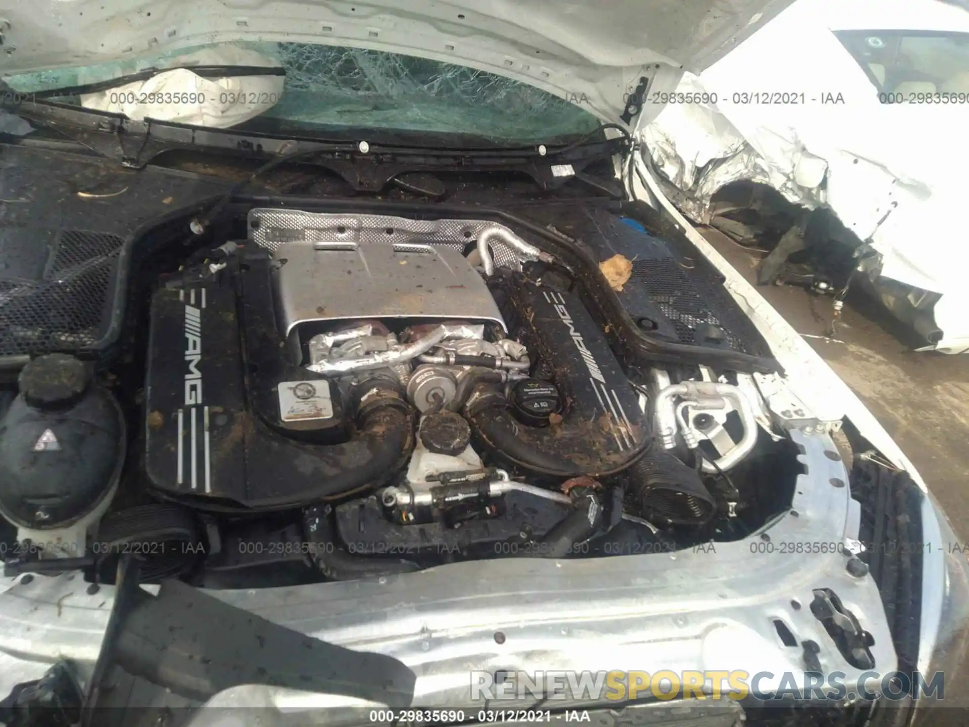10 Photograph of a damaged car 55SWF8GBXLU332319 MERCEDES-BENZ C-CLASS 2020