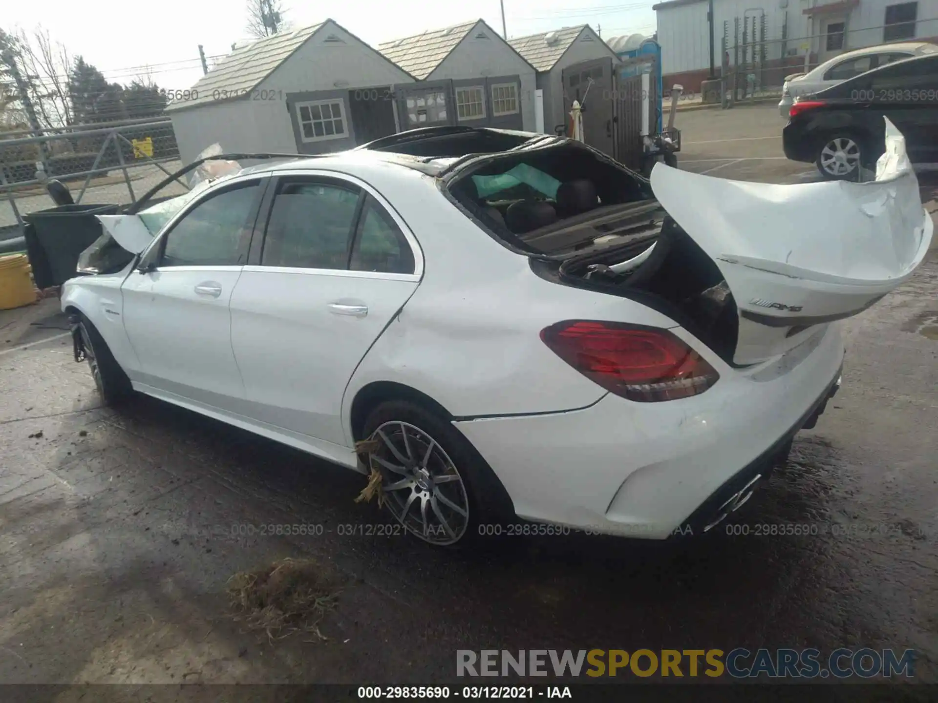 3 Photograph of a damaged car 55SWF8GBXLU332319 MERCEDES-BENZ C-CLASS 2020