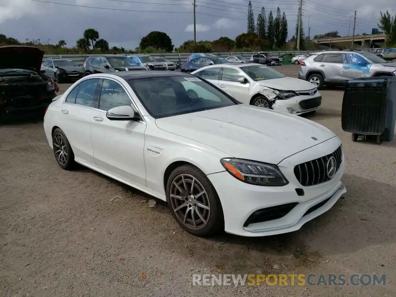 1 Photograph of a damaged car 55SWF8GBXLU332336 MERCEDES-BENZ C-CLASS 2020