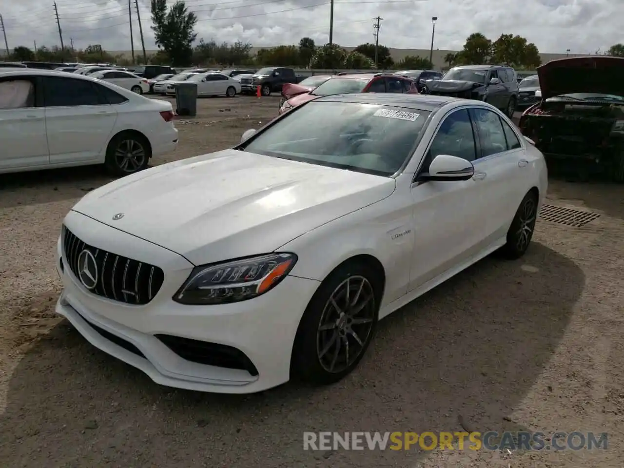 2 Photograph of a damaged car 55SWF8GBXLU332336 MERCEDES-BENZ C-CLASS 2020