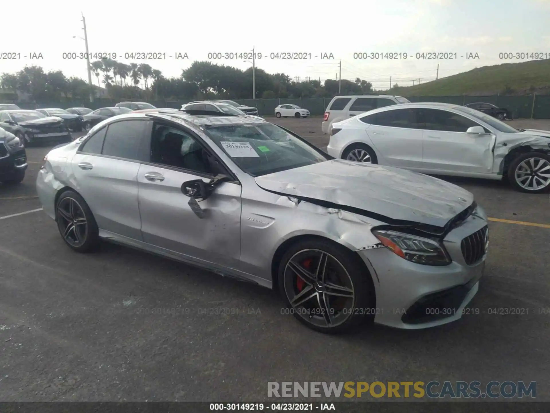 1 Photograph of a damaged car 55SWF8HB0LU331310 MERCEDES-BENZ C-CLASS 2020