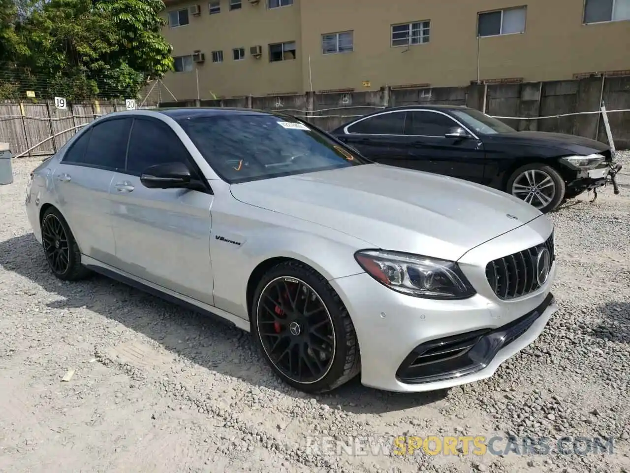 1 Photograph of a damaged car 55SWF8HB1LU330912 MERCEDES-BENZ C-CLASS 2020