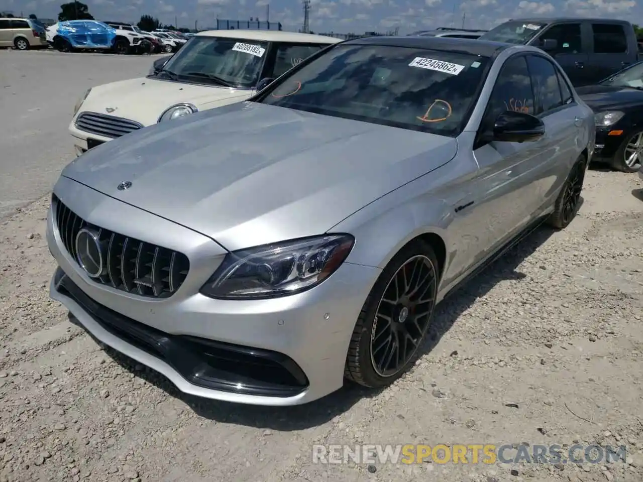 2 Photograph of a damaged car 55SWF8HB1LU330912 MERCEDES-BENZ C-CLASS 2020