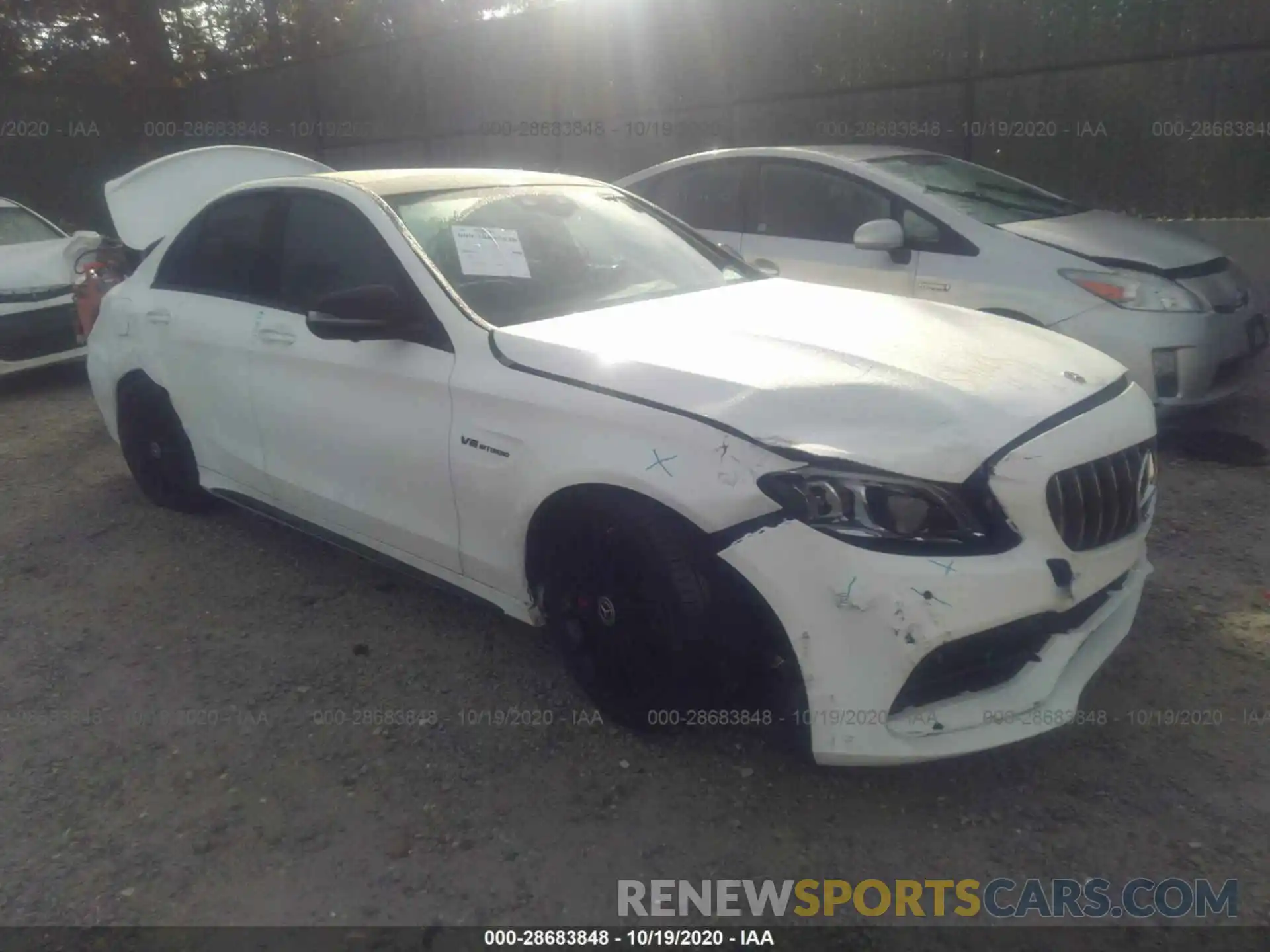 1 Photograph of a damaged car 55SWF8HB2LU329087 MERCEDES-BENZ C-CLASS 2020