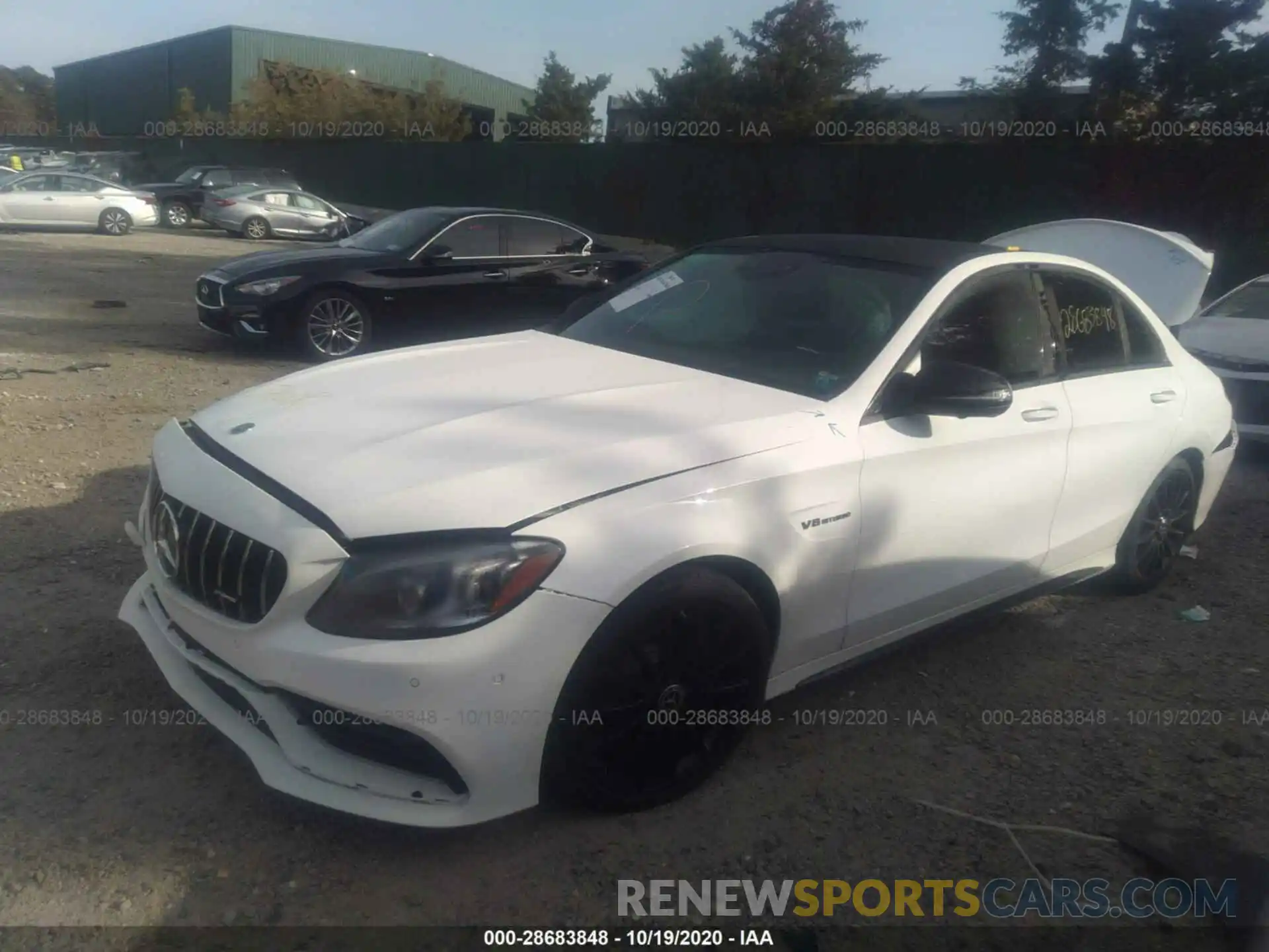 2 Photograph of a damaged car 55SWF8HB2LU329087 MERCEDES-BENZ C-CLASS 2020