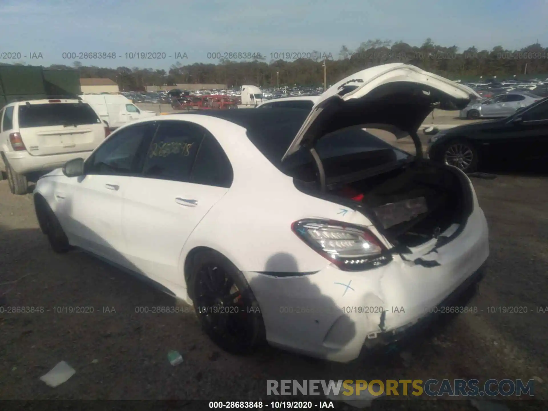 3 Photograph of a damaged car 55SWF8HB2LU329087 MERCEDES-BENZ C-CLASS 2020