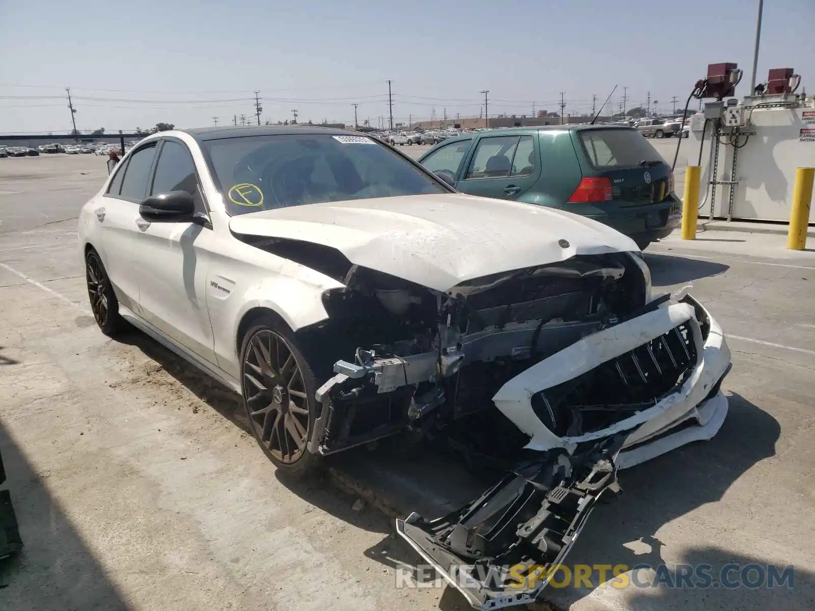 1 Photograph of a damaged car 55SWF8HB2LU331907 MERCEDES-BENZ C-CLASS 2020