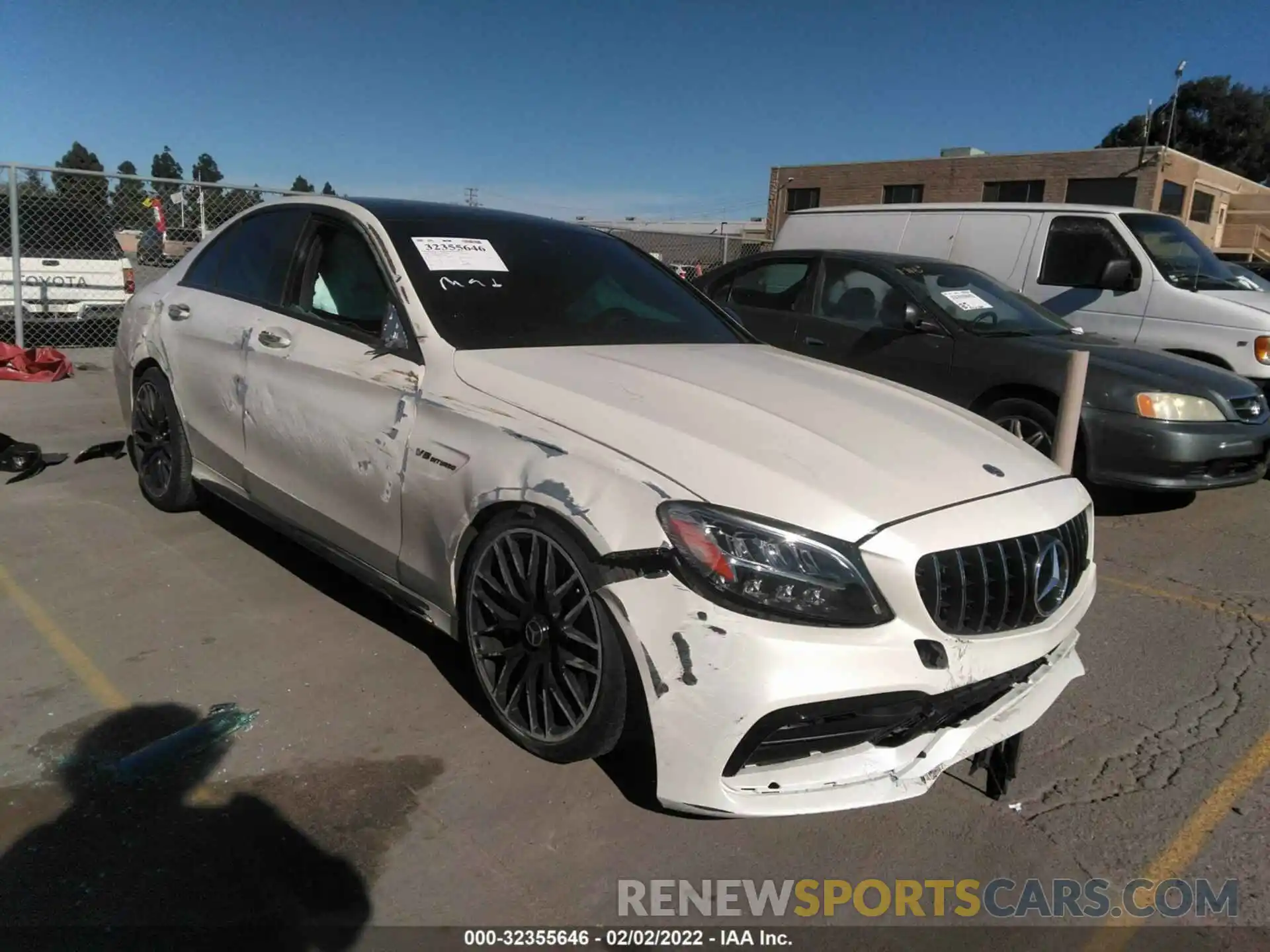 1 Photograph of a damaged car 55SWF8HB6LU333708 MERCEDES-BENZ C-CLASS 2020