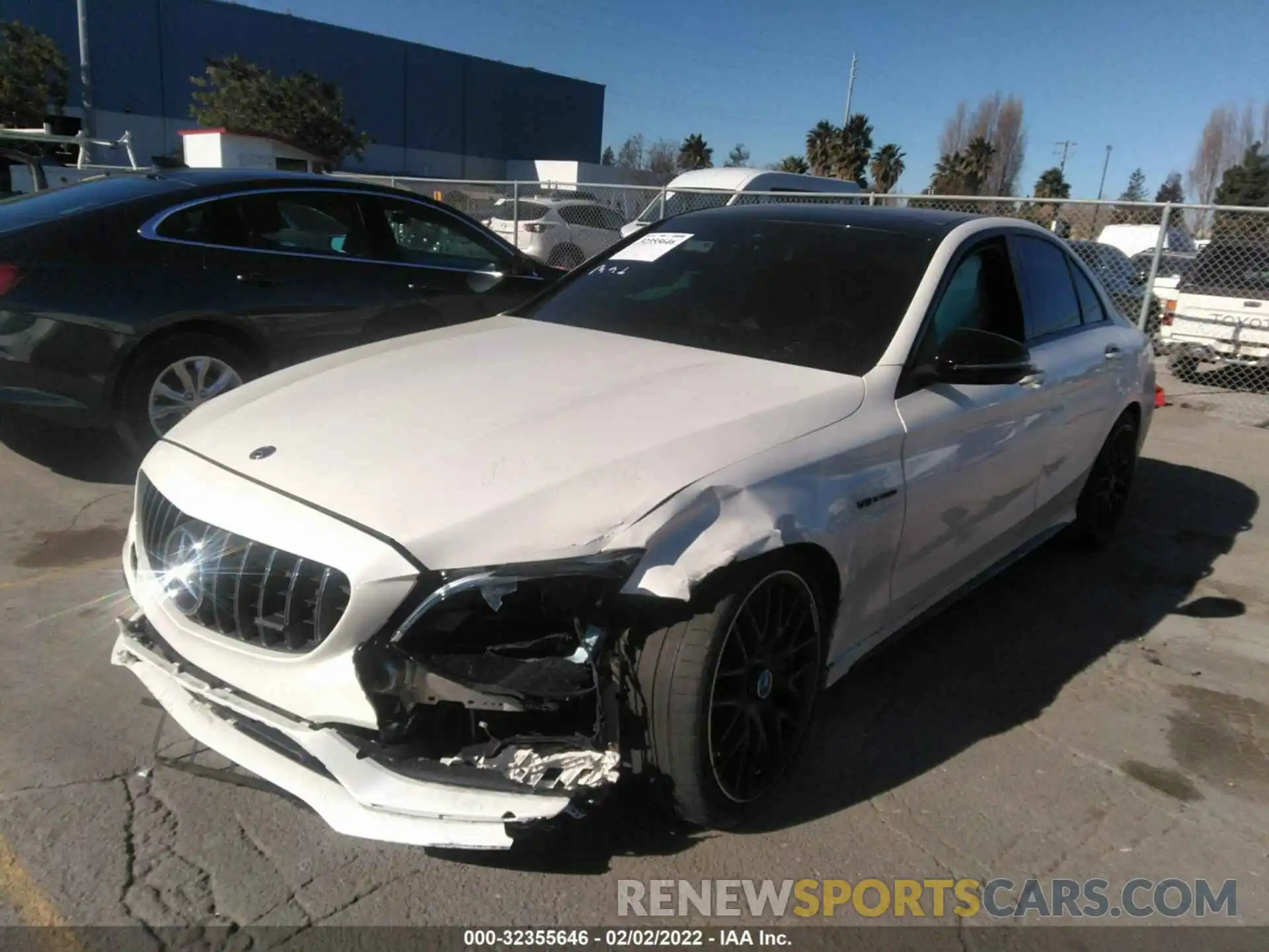 2 Photograph of a damaged car 55SWF8HB6LU333708 MERCEDES-BENZ C-CLASS 2020