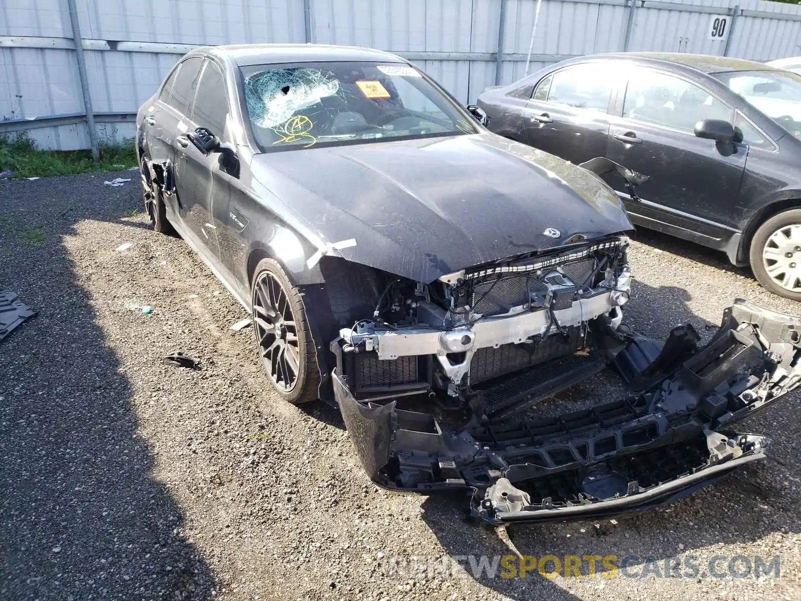 1 Photograph of a damaged car 55SWF8HBXLU331492 MERCEDES-BENZ C-CLASS 2020