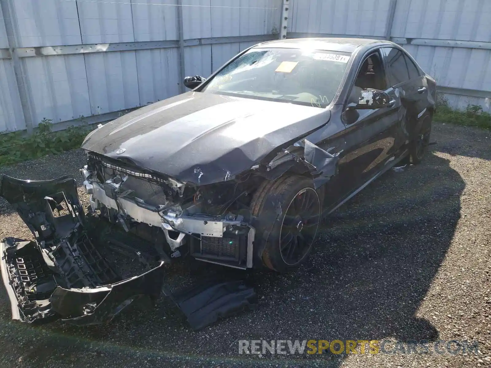 2 Photograph of a damaged car 55SWF8HBXLU331492 MERCEDES-BENZ C-CLASS 2020