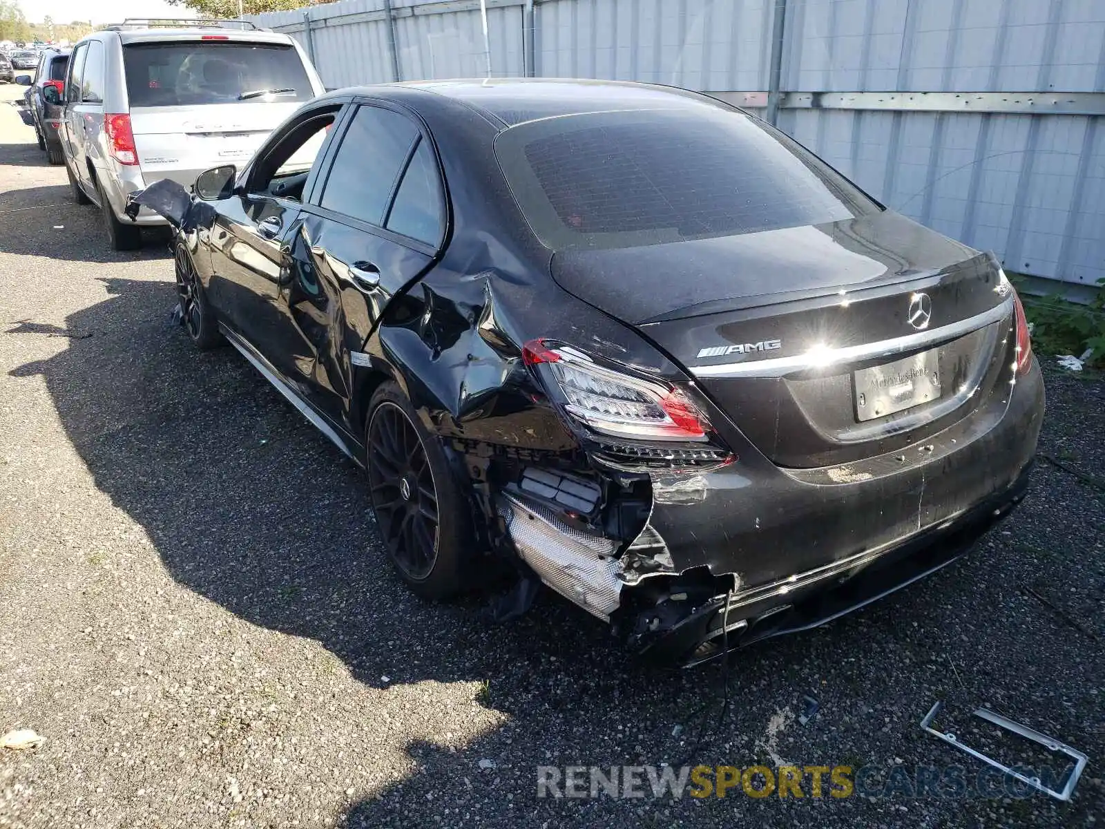 3 Photograph of a damaged car 55SWF8HBXLU331492 MERCEDES-BENZ C-CLASS 2020