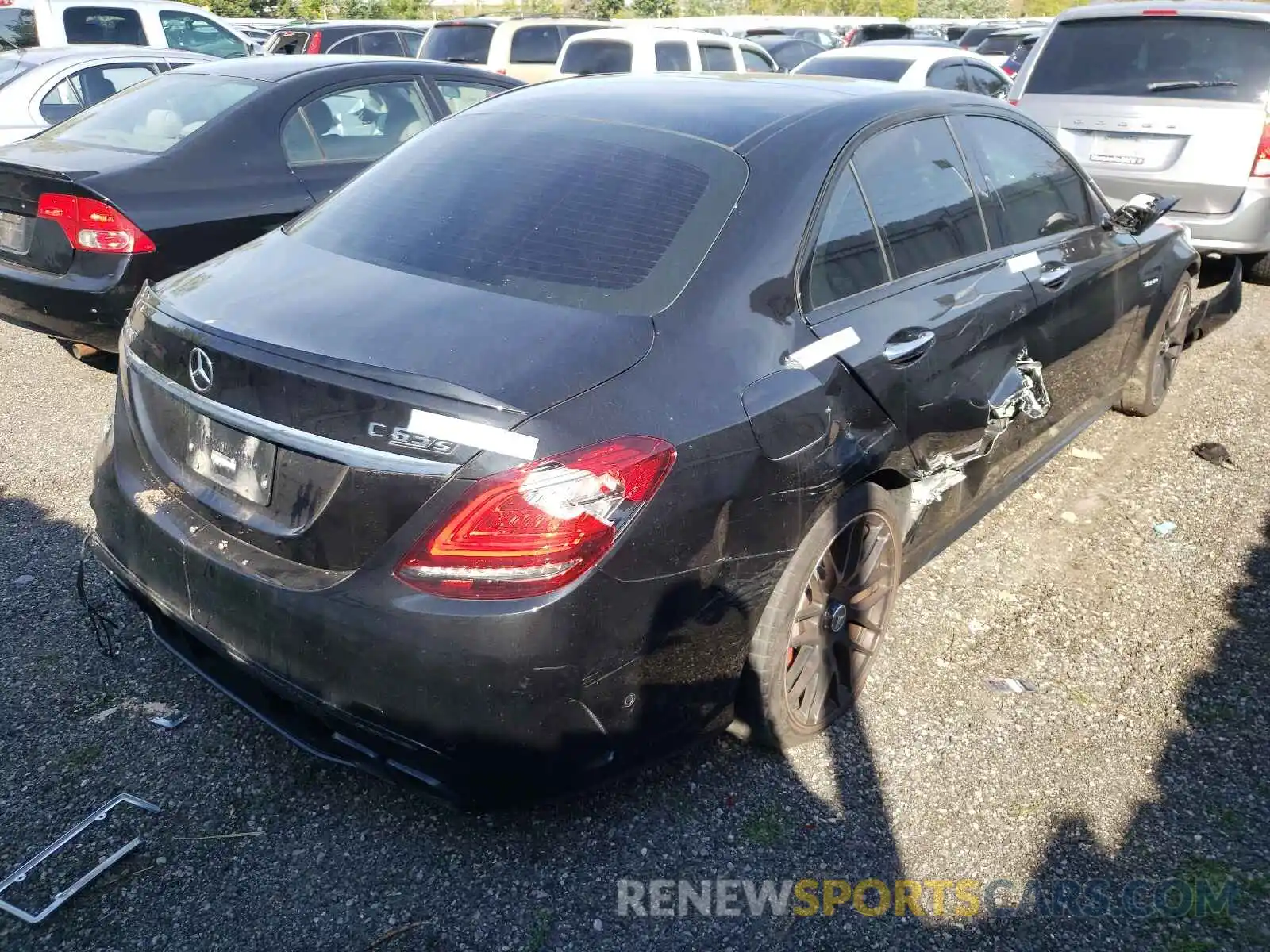 4 Photograph of a damaged car 55SWF8HBXLU331492 MERCEDES-BENZ C-CLASS 2020