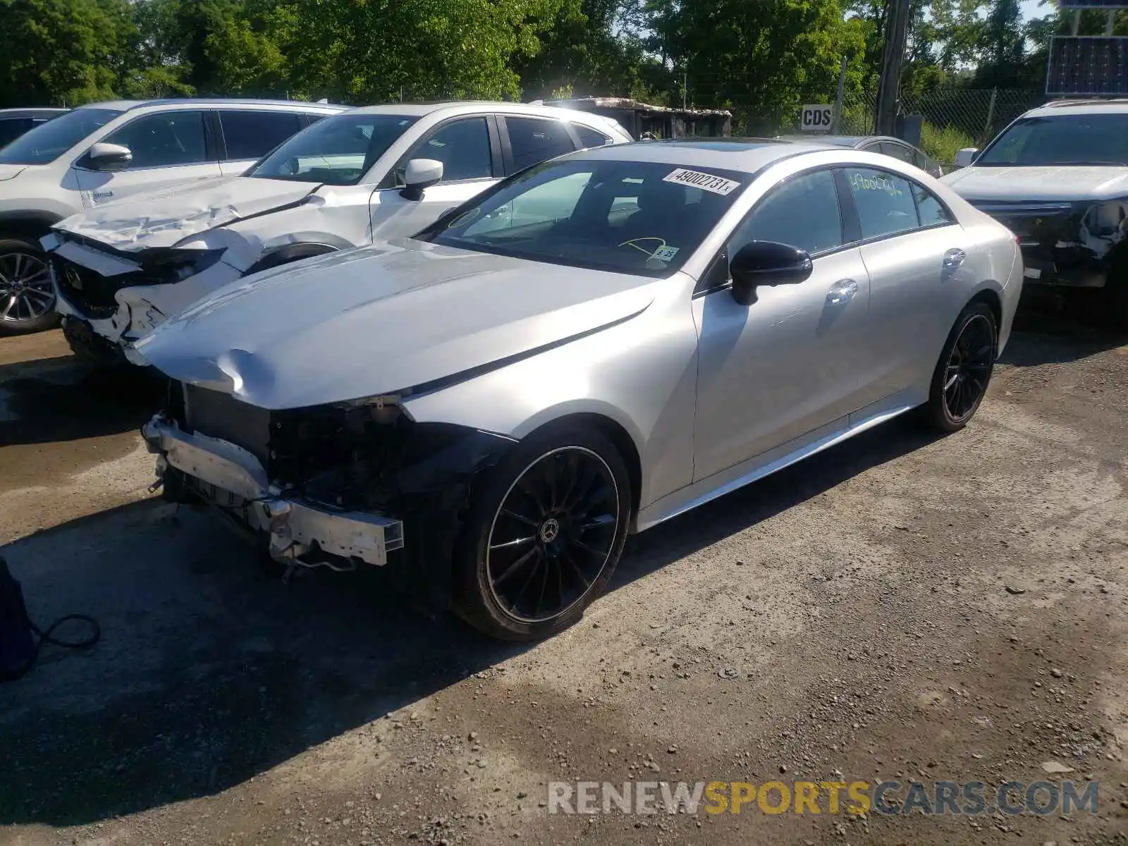 2 Photograph of a damaged car W1K2J5KB7LA073405 MERCEDES-BENZ C CLASS 2020