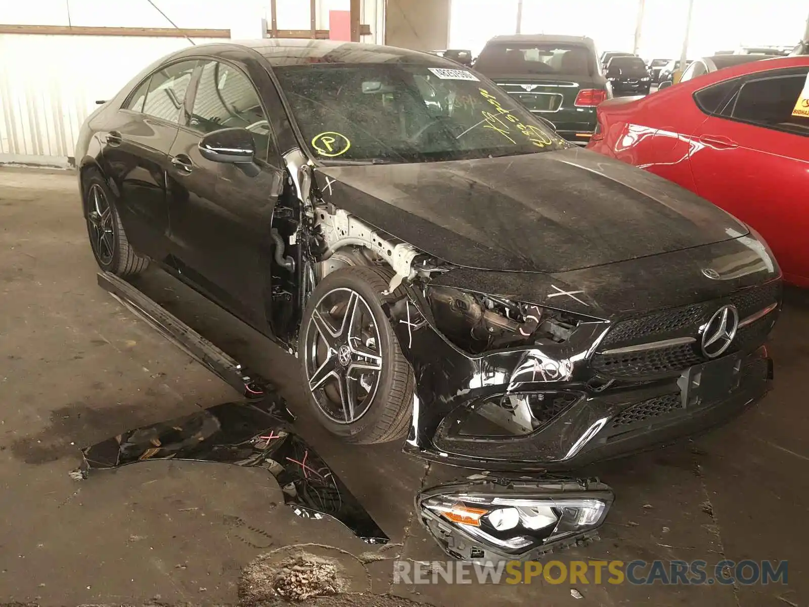 1 Photograph of a damaged car W1K5J4GB0LN085890 MERCEDES-BENZ C CLASS 2020