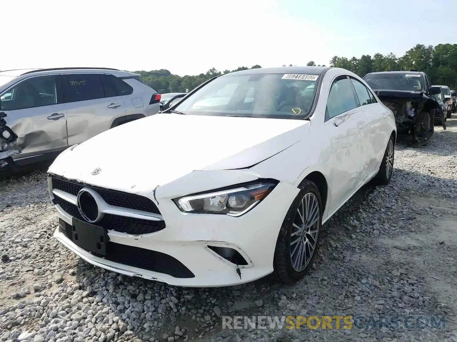 2 Photograph of a damaged car W1K5J4GB1LN085137 MERCEDES-BENZ C CLASS 2020