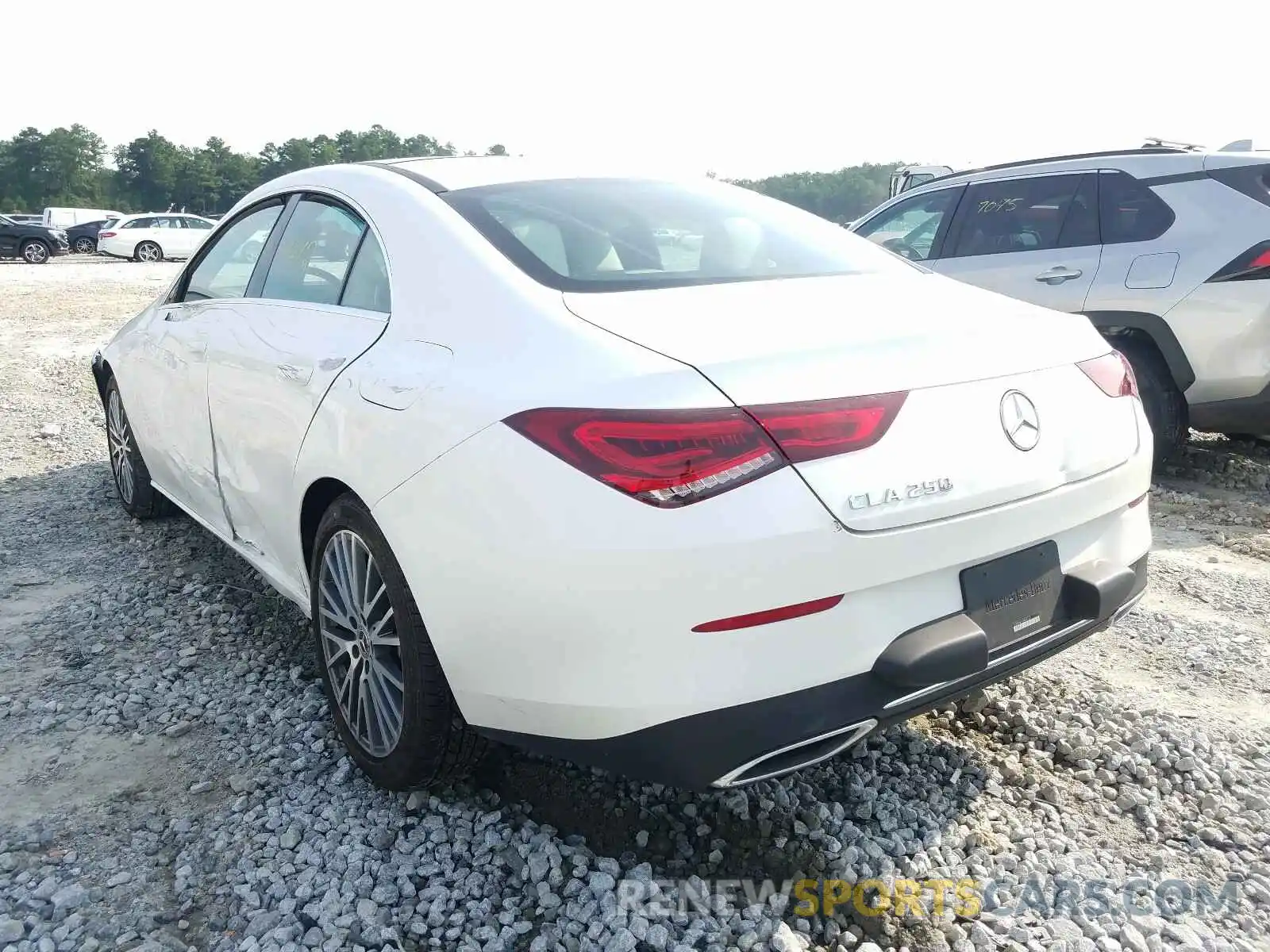 3 Photograph of a damaged car W1K5J4GB1LN085137 MERCEDES-BENZ C CLASS 2020