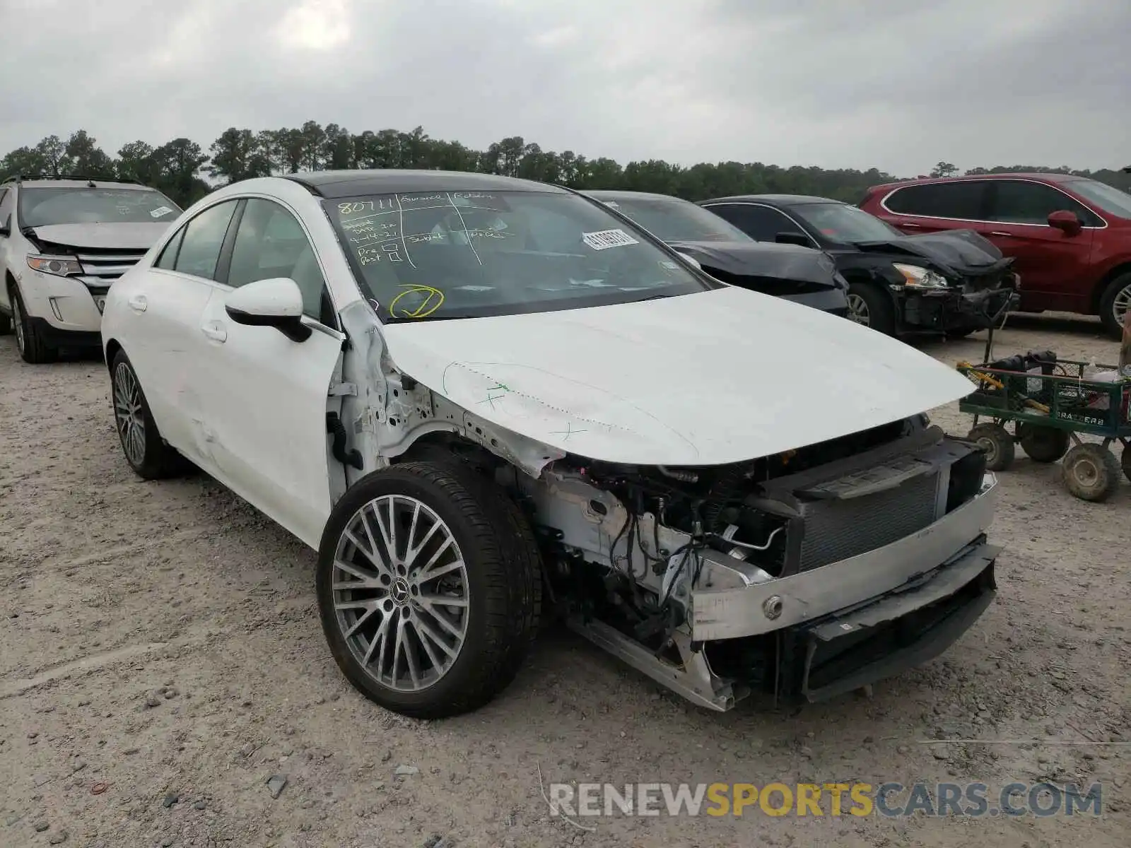 1 Photograph of a damaged car W1K5J4GB2LN092632 MERCEDES-BENZ C CLASS 2020