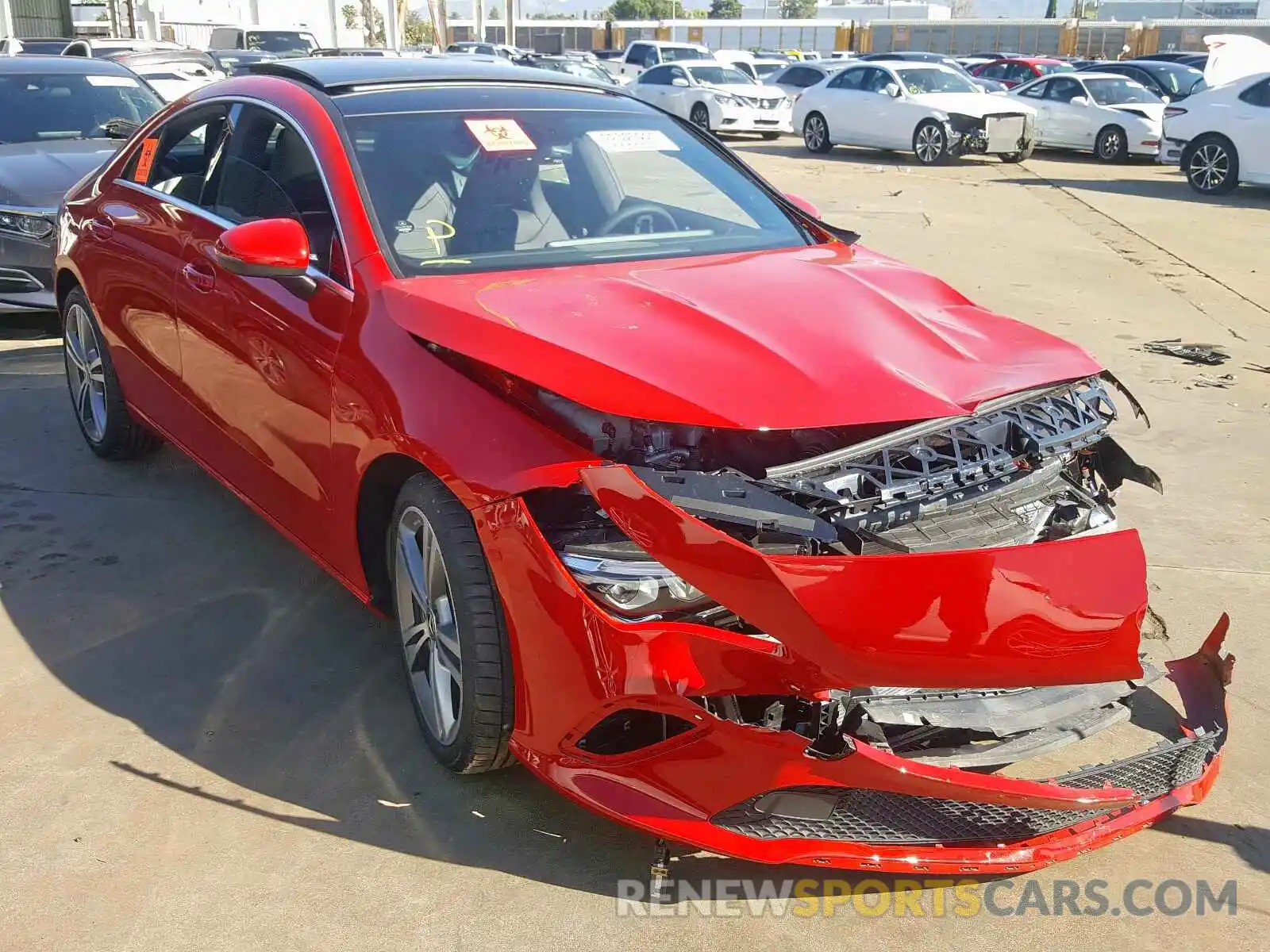 1 Photograph of a damaged car W1K5J4GB3LN083485 MERCEDES-BENZ C CLASS 2020