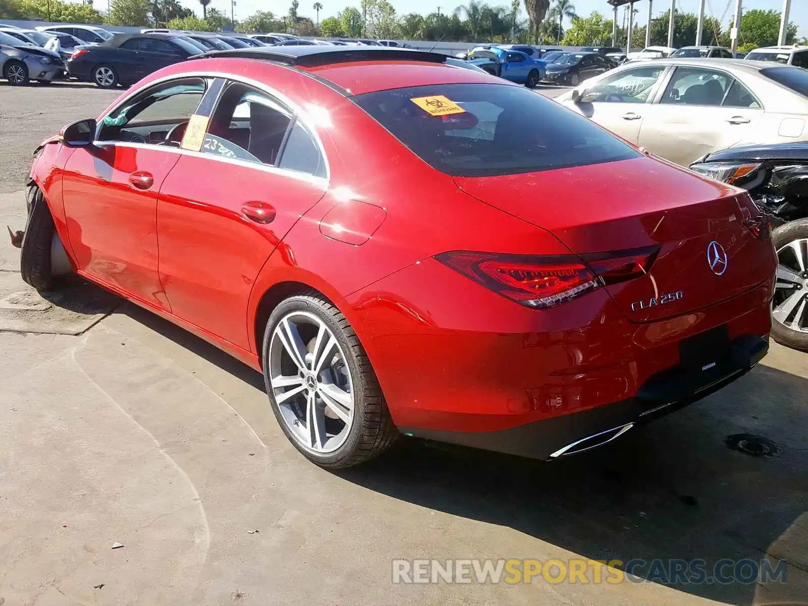 3 Photograph of a damaged car W1K5J4GB3LN083485 MERCEDES-BENZ C CLASS 2020