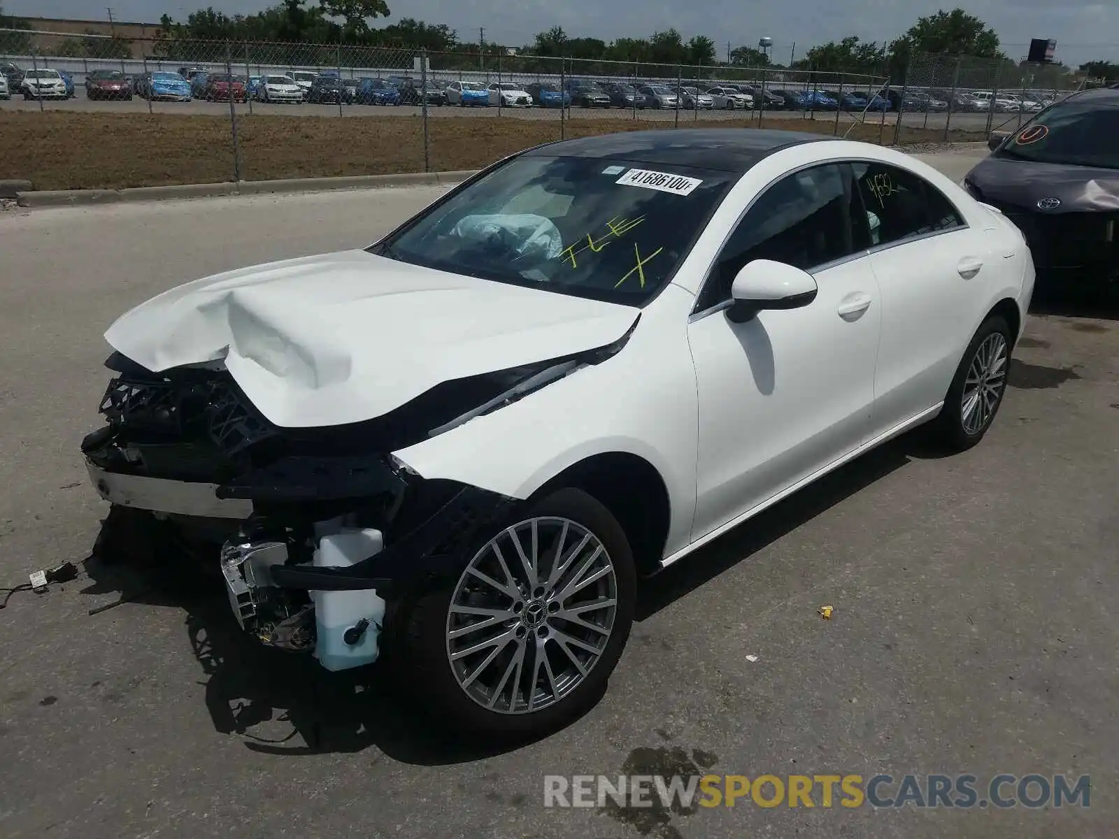 2 Photograph of a damaged car W1K5J4GB3LN091909 MERCEDES-BENZ C CLASS 2020