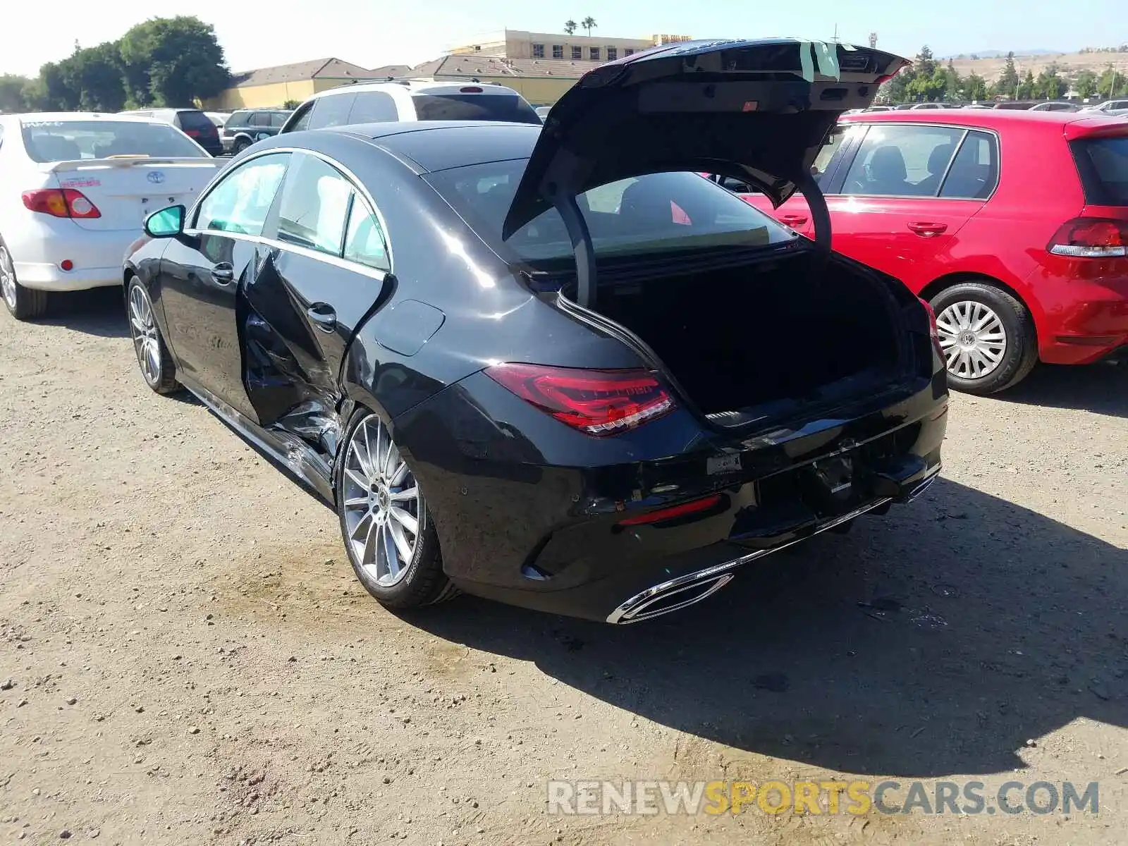 3 Photograph of a damaged car W1K5J4GB5LN081057 MERCEDES-BENZ C CLASS 2020