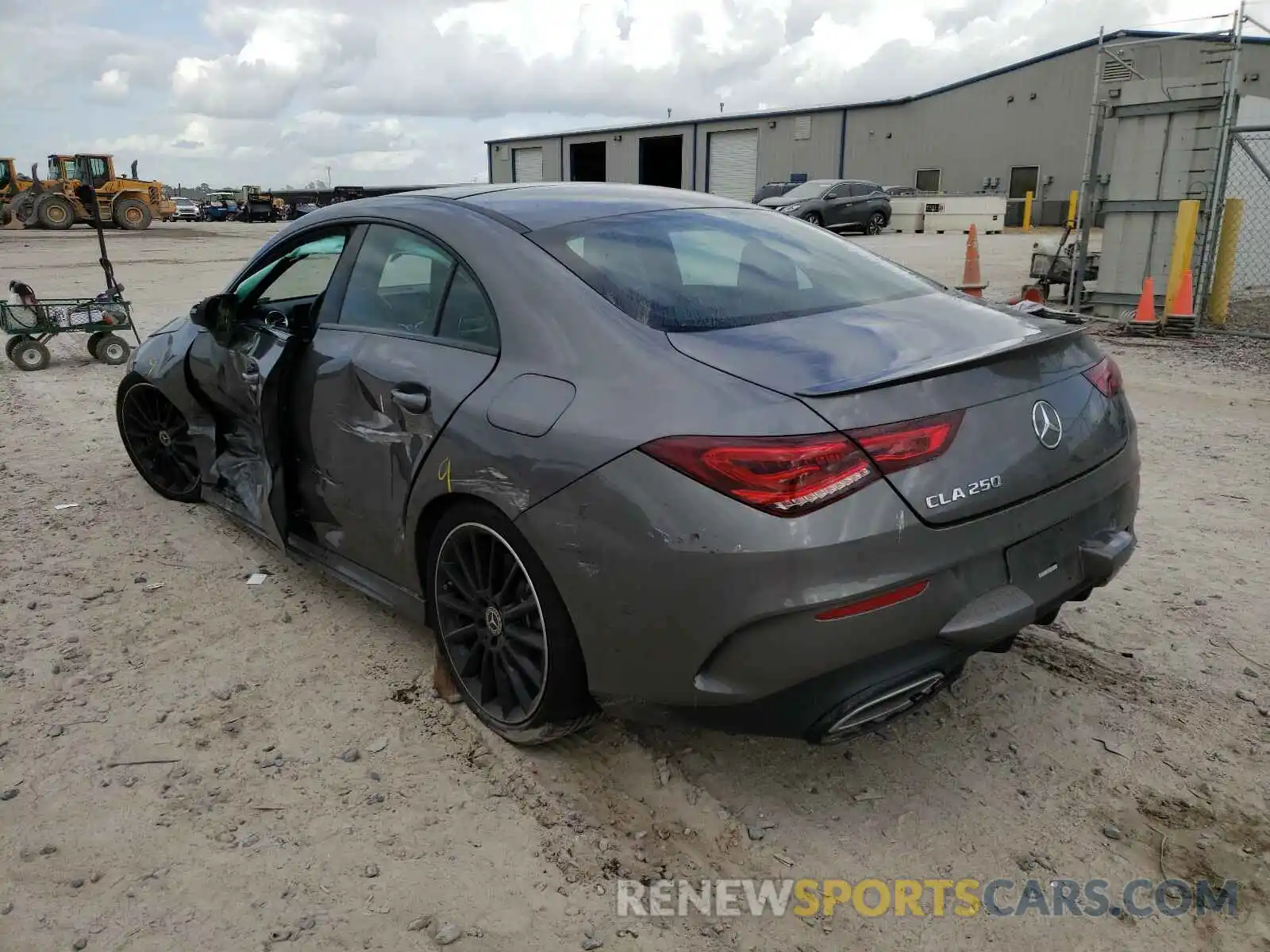 3 Photograph of a damaged car W1K5J4GB5LN103557 MERCEDES-BENZ C CLASS 2020