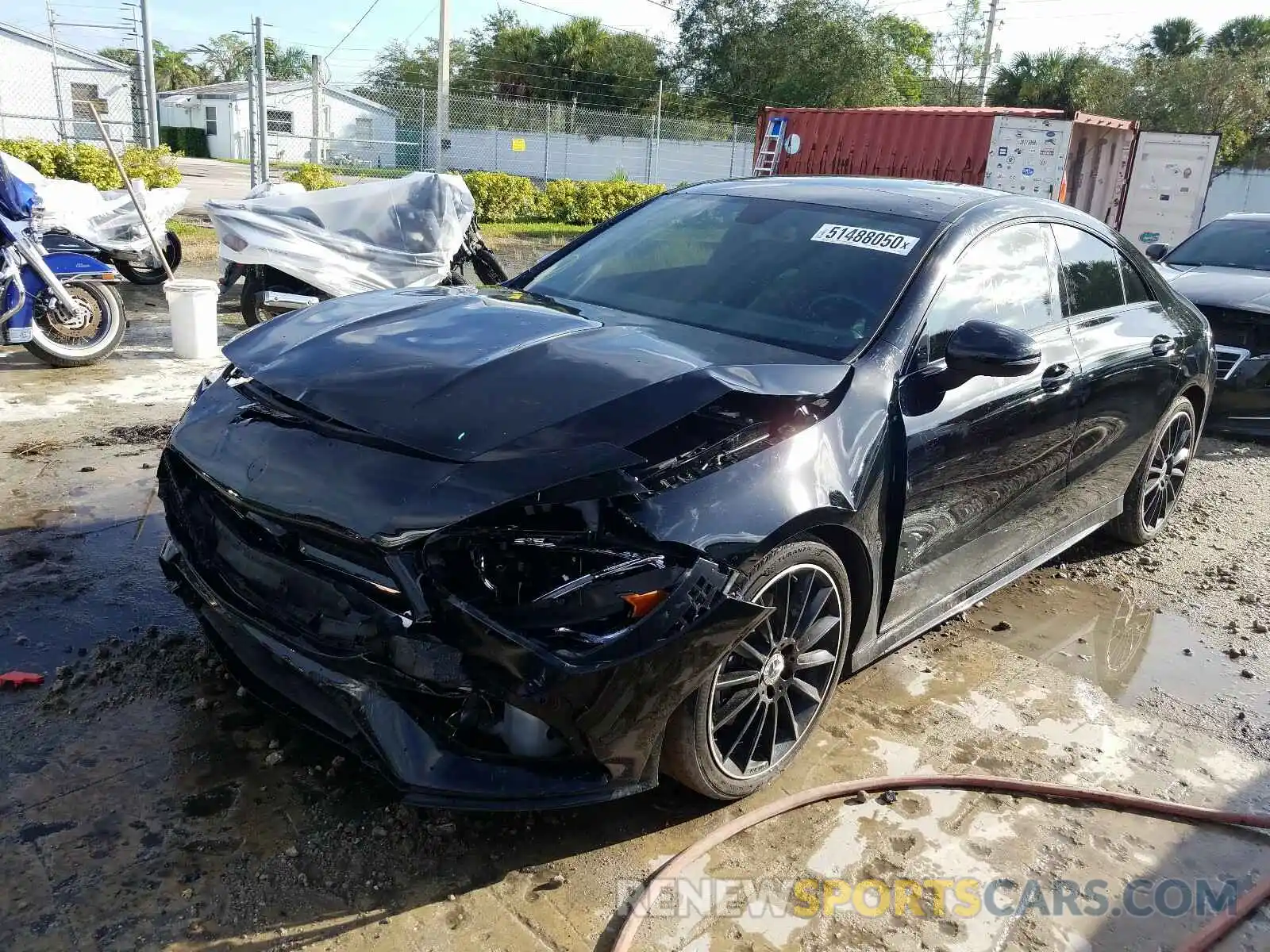 2 Photograph of a damaged car W1K5J4GB7LN090536 MERCEDES-BENZ C CLASS 2020