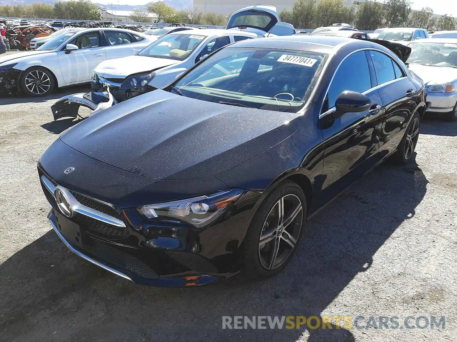 2 Photograph of a damaged car W1K5J4GB7LN124488 MERCEDES-BENZ C CLASS 2020