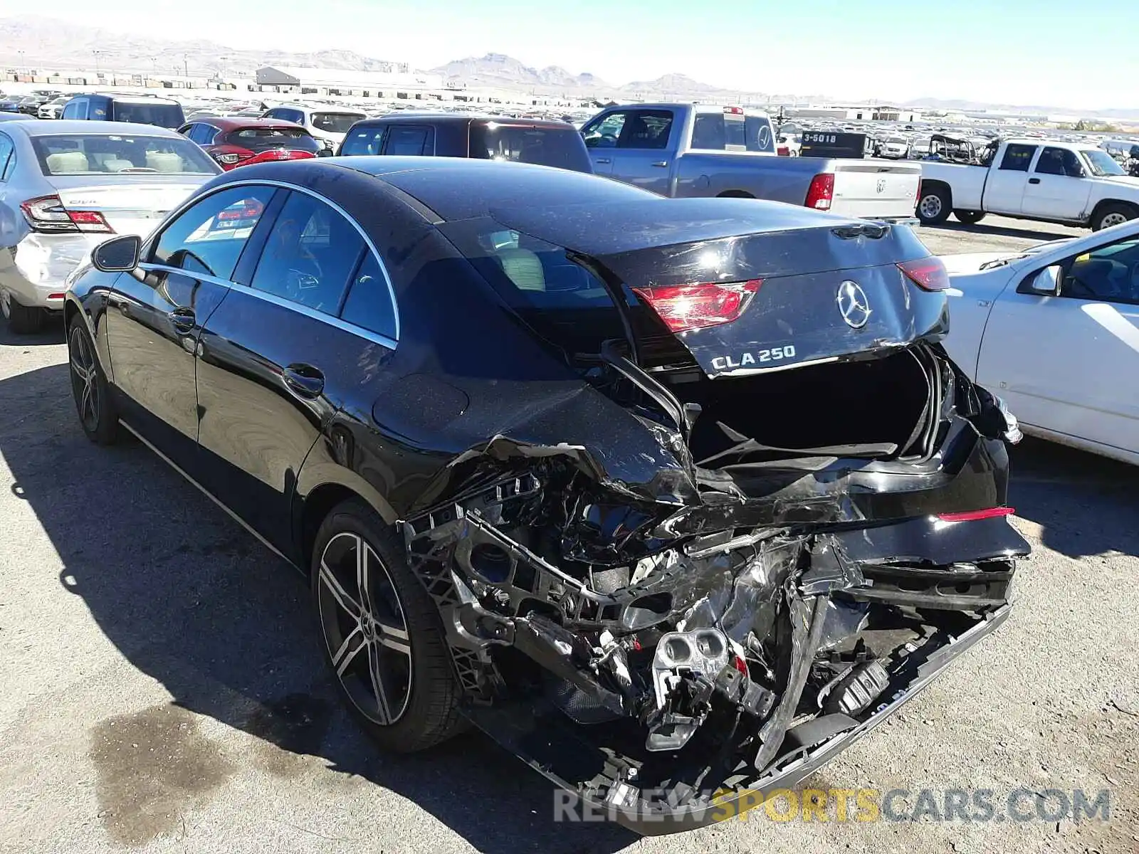 3 Photograph of a damaged car W1K5J4GB7LN124488 MERCEDES-BENZ C CLASS 2020