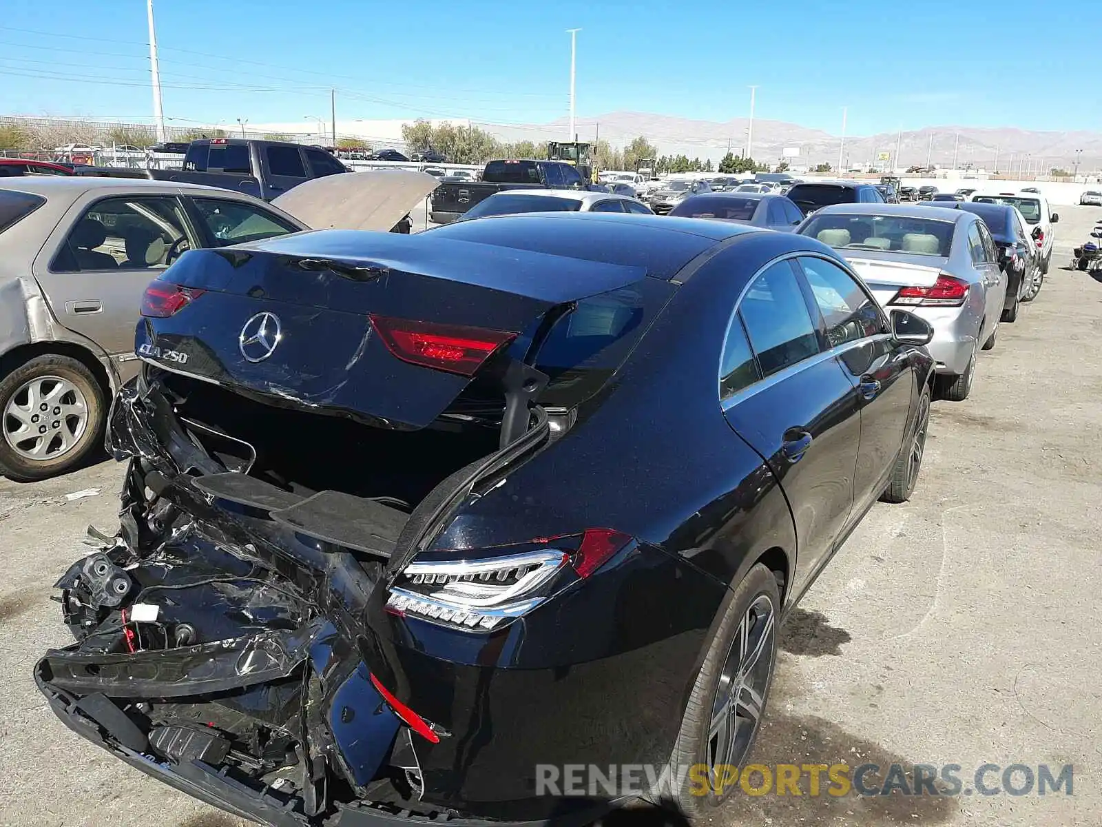 4 Photograph of a damaged car W1K5J4GB7LN124488 MERCEDES-BENZ C CLASS 2020