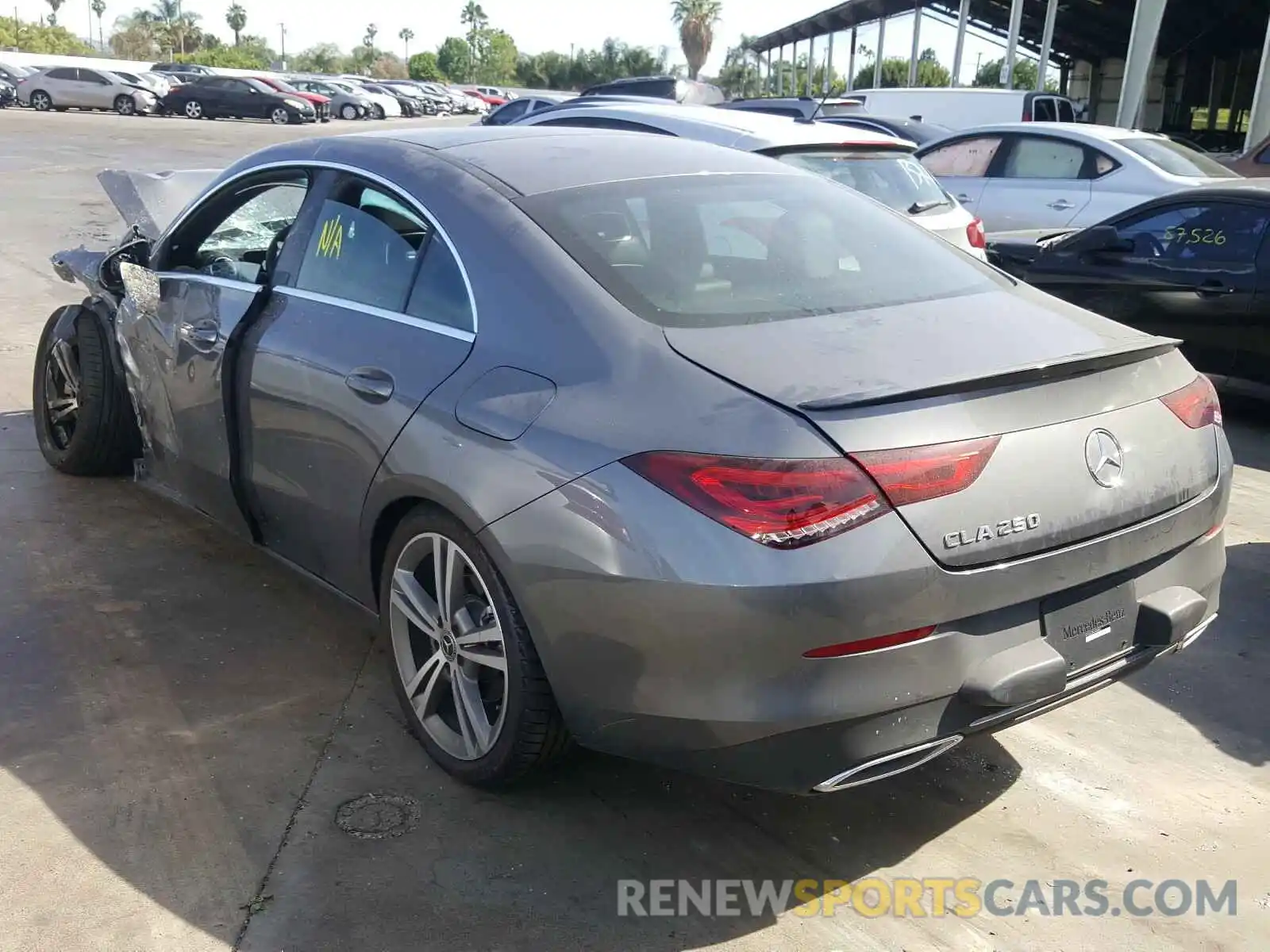 3 Photograph of a damaged car W1K5J4GB8LN088651 MERCEDES-BENZ C CLASS 2020