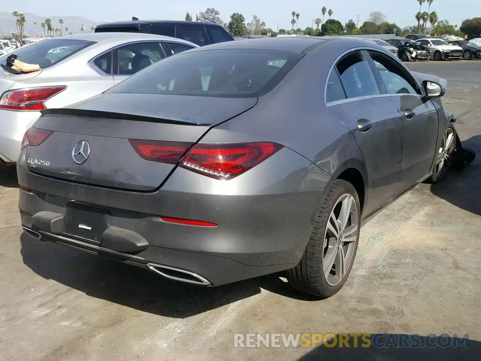 4 Photograph of a damaged car W1K5J4GB8LN088651 MERCEDES-BENZ C CLASS 2020