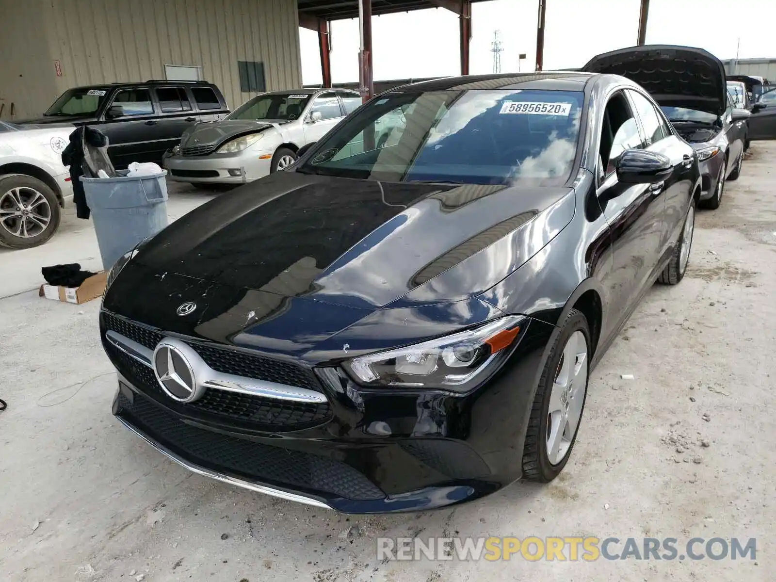 2 Photograph of a damaged car W1K5J4GB9LN099724 MERCEDES-BENZ C CLASS 2020