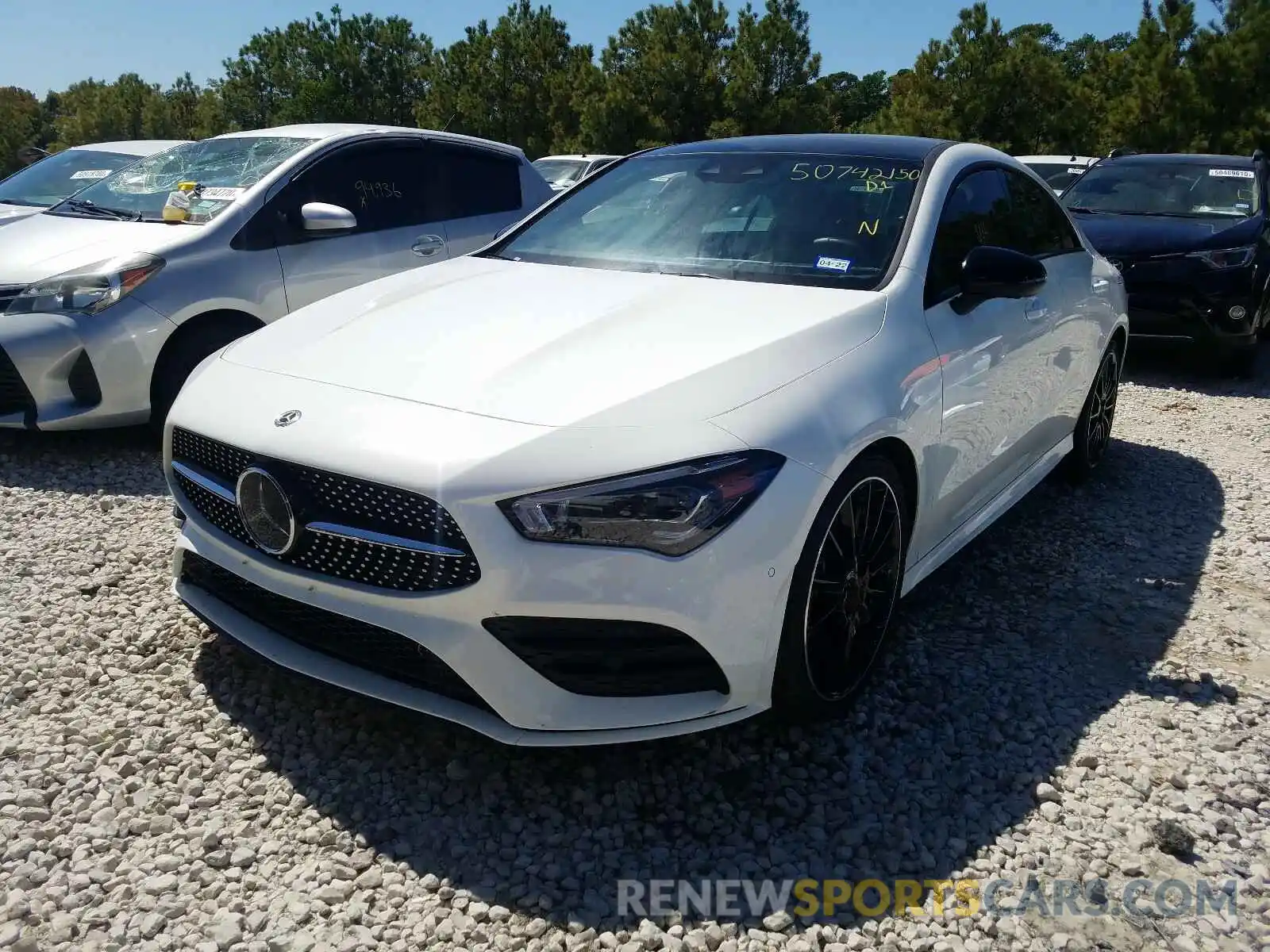 2 Photograph of a damaged car W1K5J4HB0LN109443 MERCEDES-BENZ C CLASS 2020