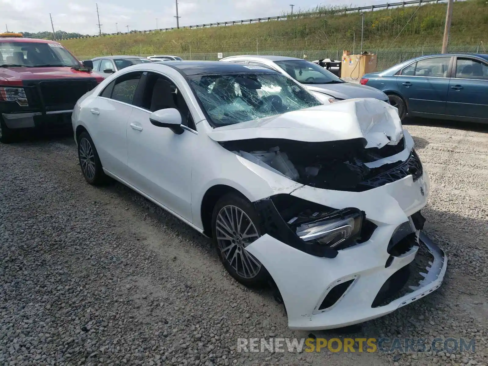 1 Photograph of a damaged car W1K5J4HB5LN123127 MERCEDES-BENZ C CLASS 2020