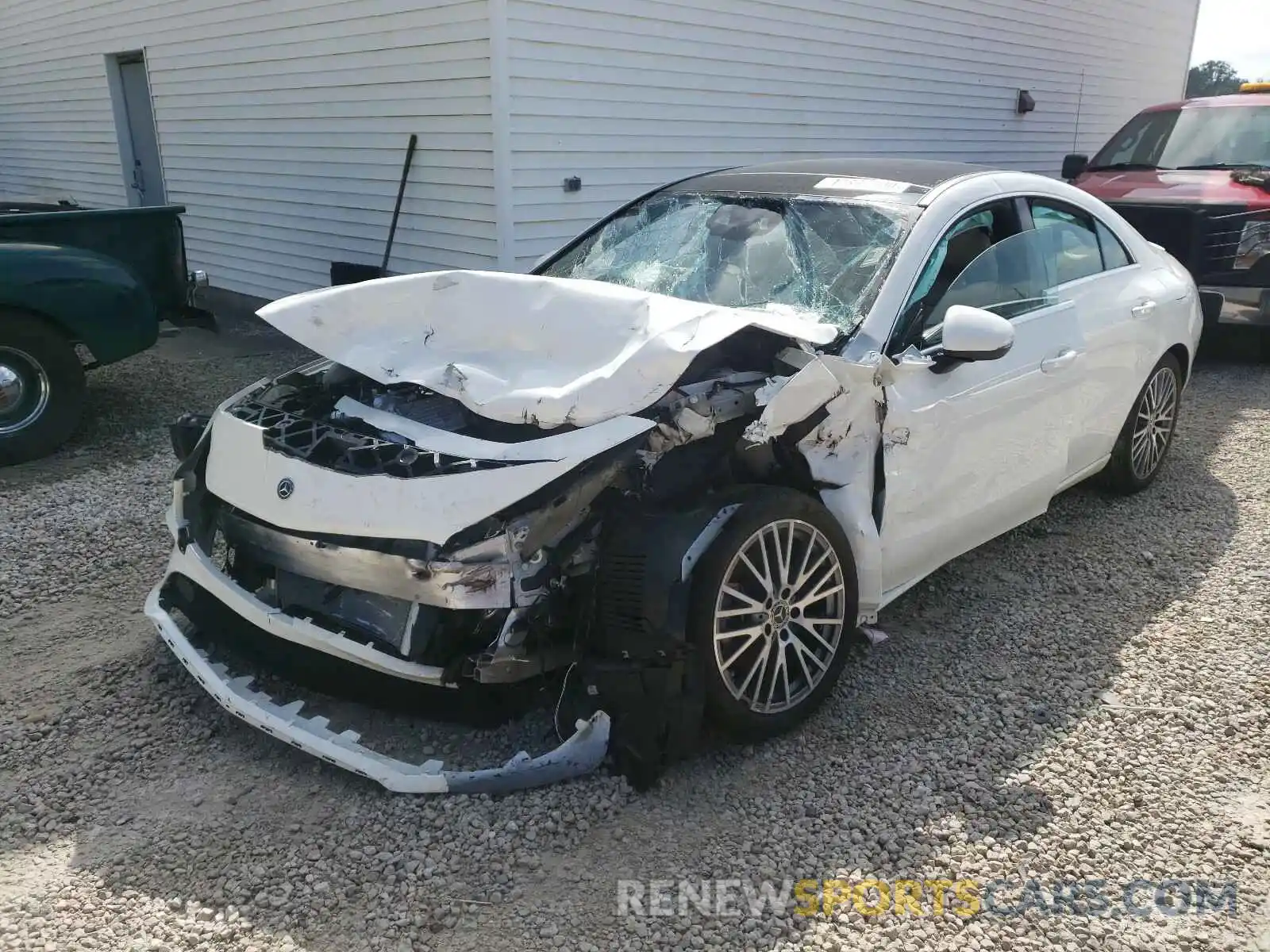 2 Photograph of a damaged car W1K5J4HB5LN123127 MERCEDES-BENZ C CLASS 2020