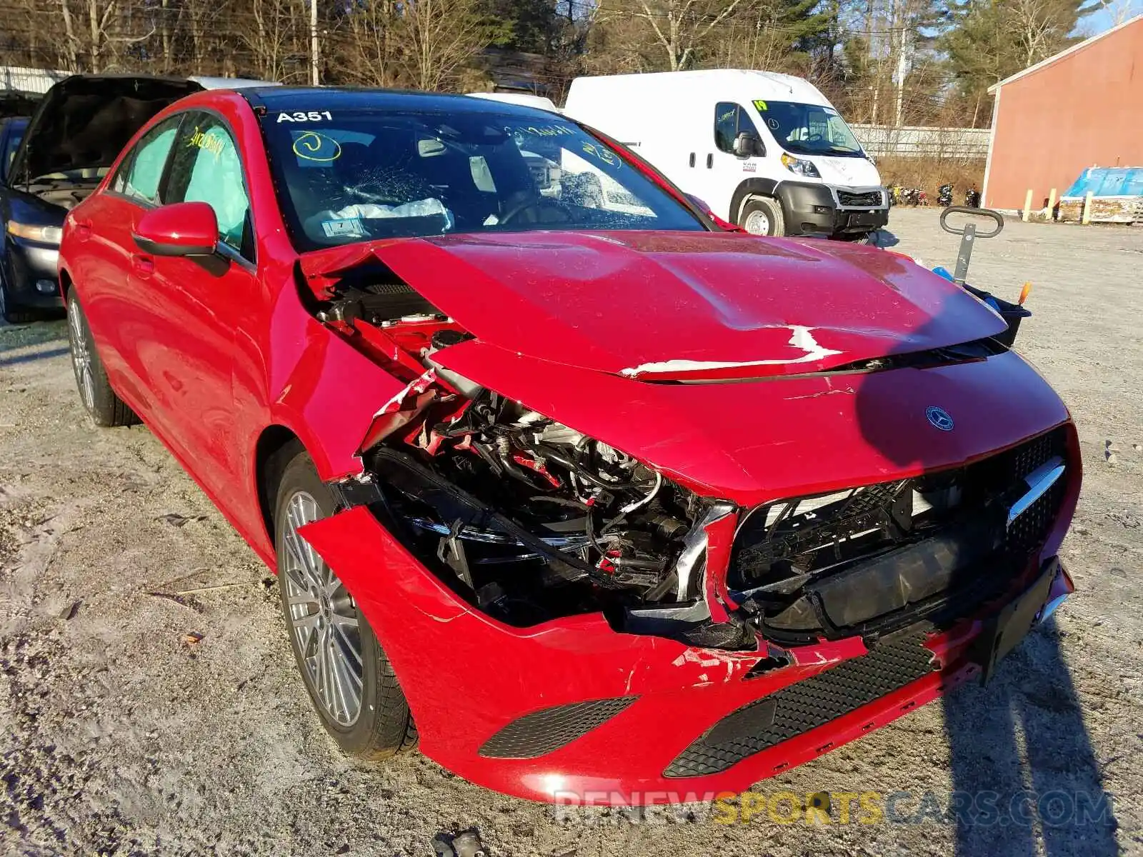 1 Photograph of a damaged car W1K5J4HB7LN084296 MERCEDES-BENZ C CLASS 2020