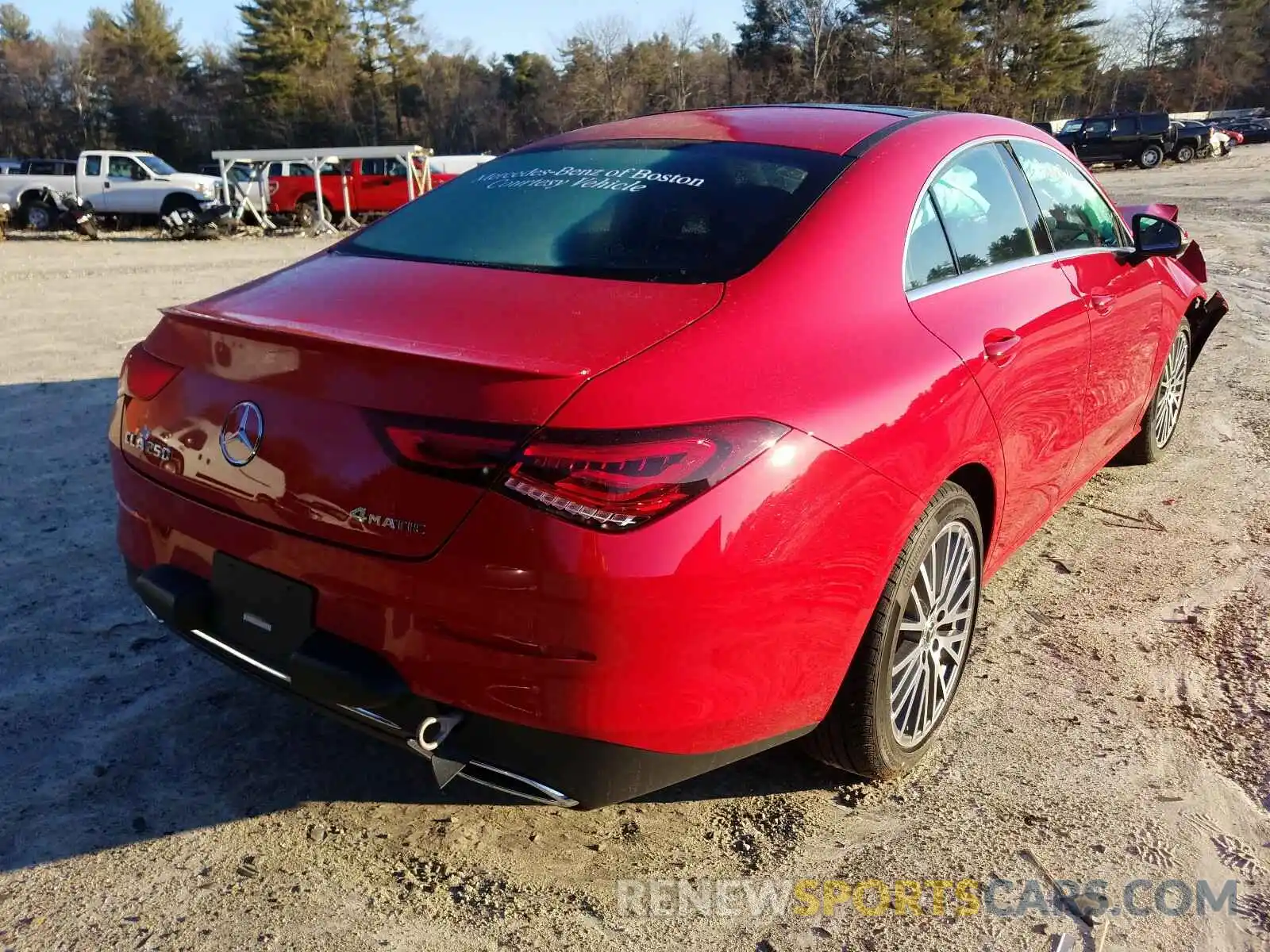 4 Photograph of a damaged car W1K5J4HB7LN084296 MERCEDES-BENZ C CLASS 2020