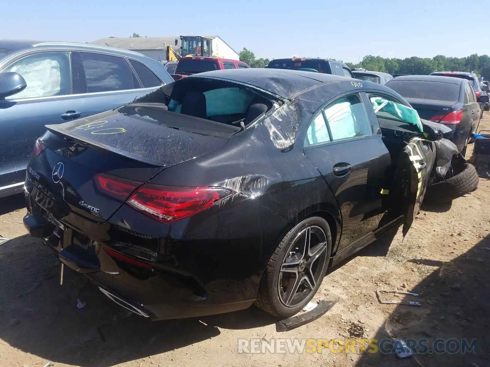 4 Photograph of a damaged car W1K5J4HB7LN120648 MERCEDES-BENZ C CLASS 2020