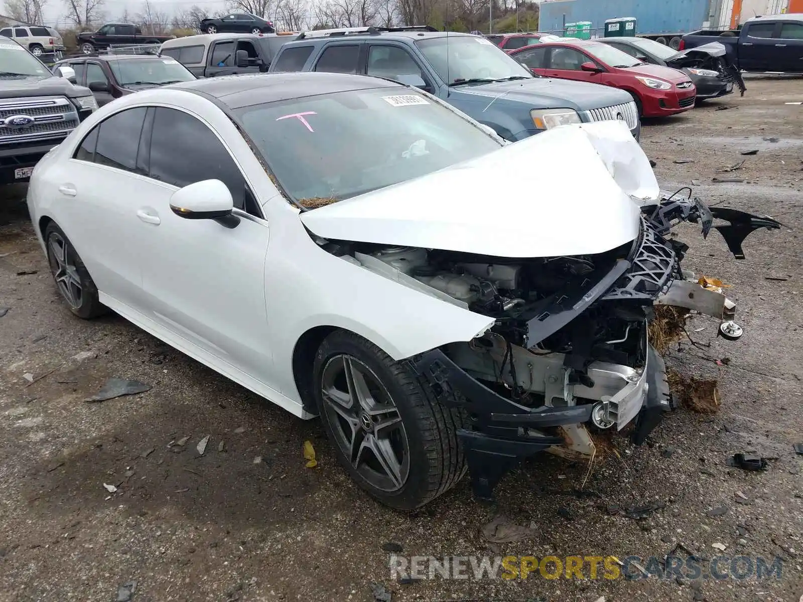 1 Photograph of a damaged car W1K5J4HB8LN106676 MERCEDES-BENZ C CLASS 2020