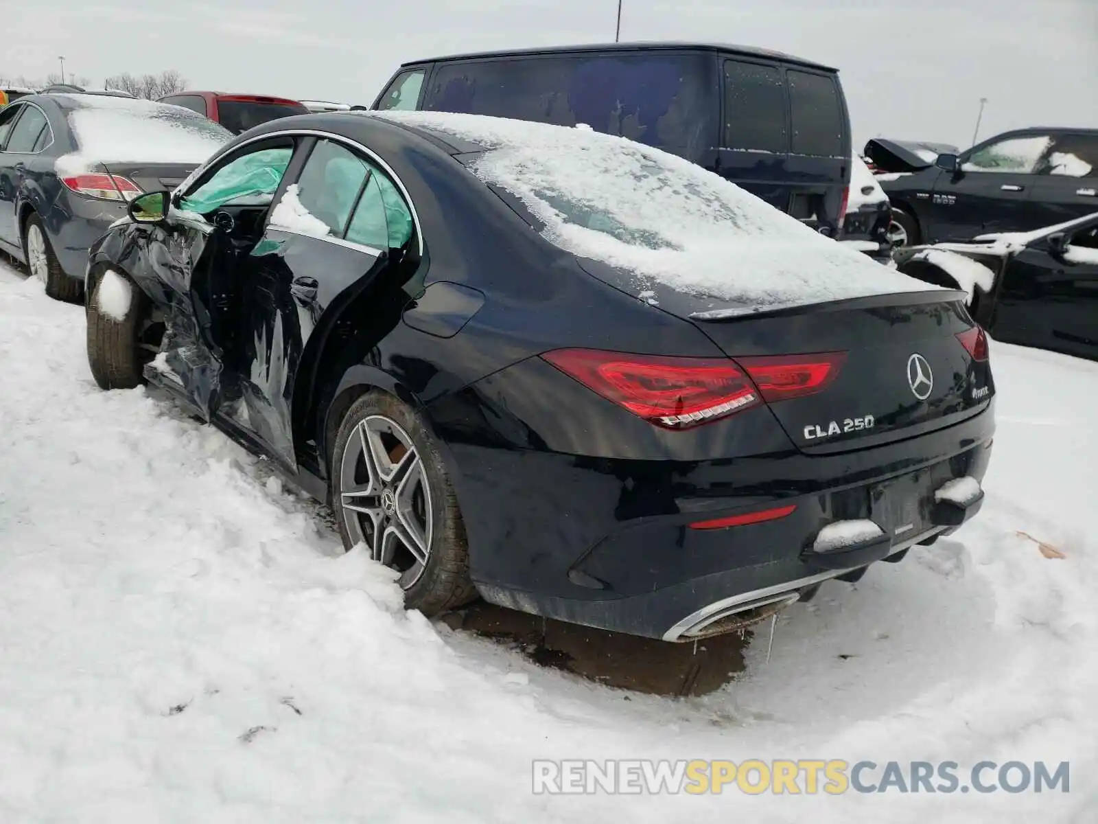 3 Photograph of a damaged car W1K5J4HB9LN093341 MERCEDES-BENZ C CLASS 2020