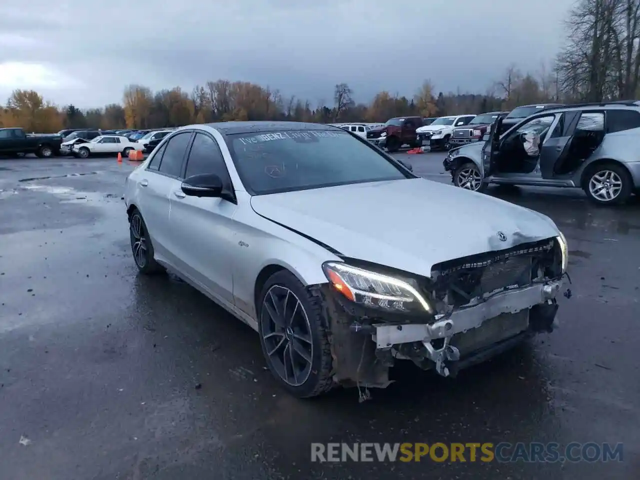 1 Photograph of a damaged car W1KWF6EB0LR573024 MERCEDES-BENZ C-CLASS 2020