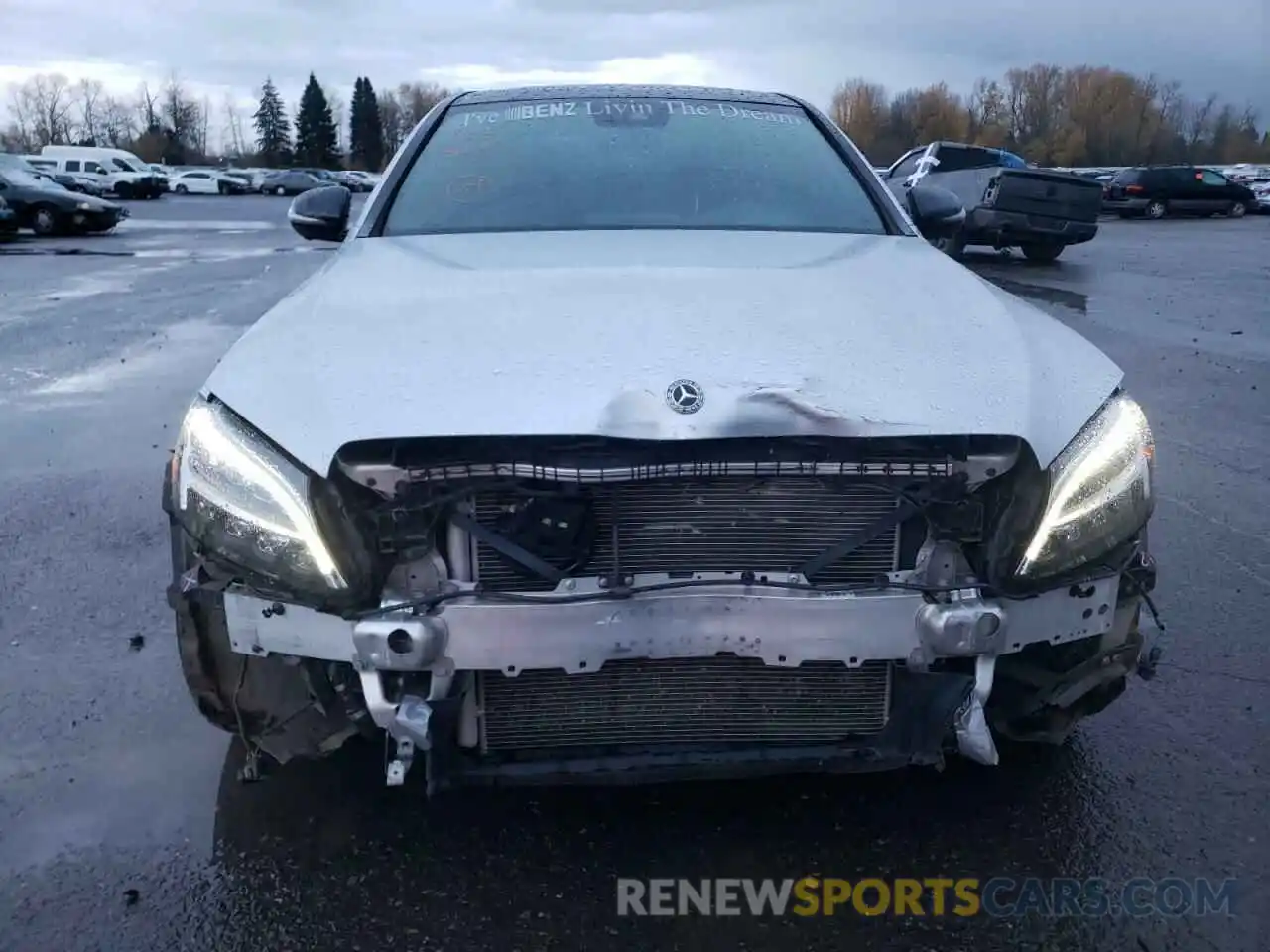 9 Photograph of a damaged car W1KWF6EB0LR573024 MERCEDES-BENZ C-CLASS 2020