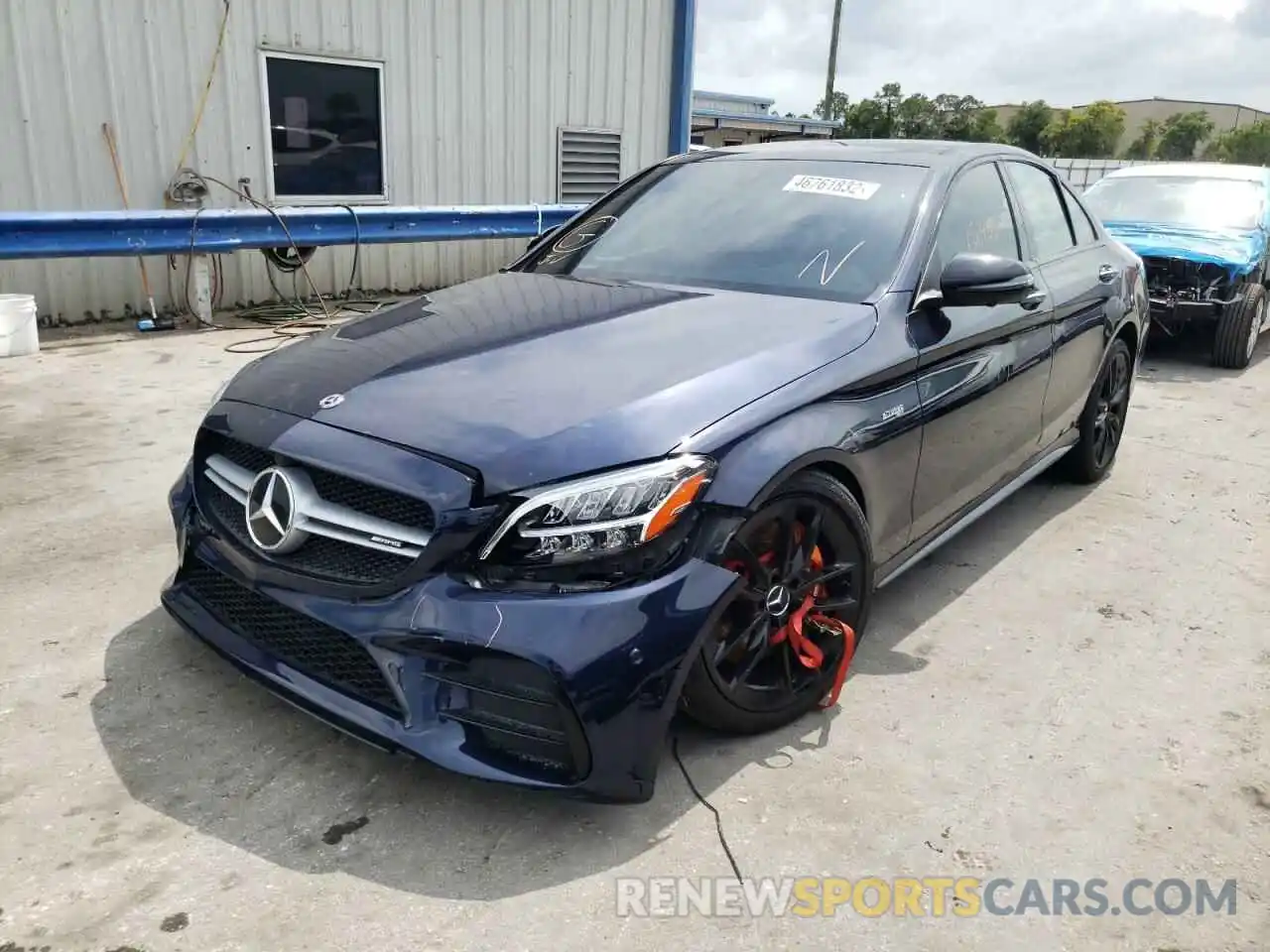 2 Photograph of a damaged car W1KWF6EB1LR568950 MERCEDES-BENZ C-CLASS 2020