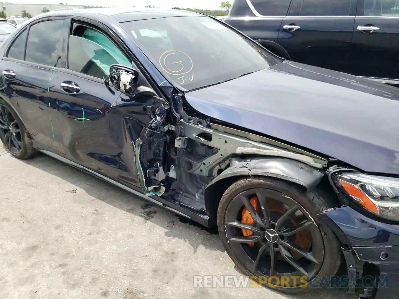 9 Photograph of a damaged car W1KWF6EB1LR568950 MERCEDES-BENZ C-CLASS 2020