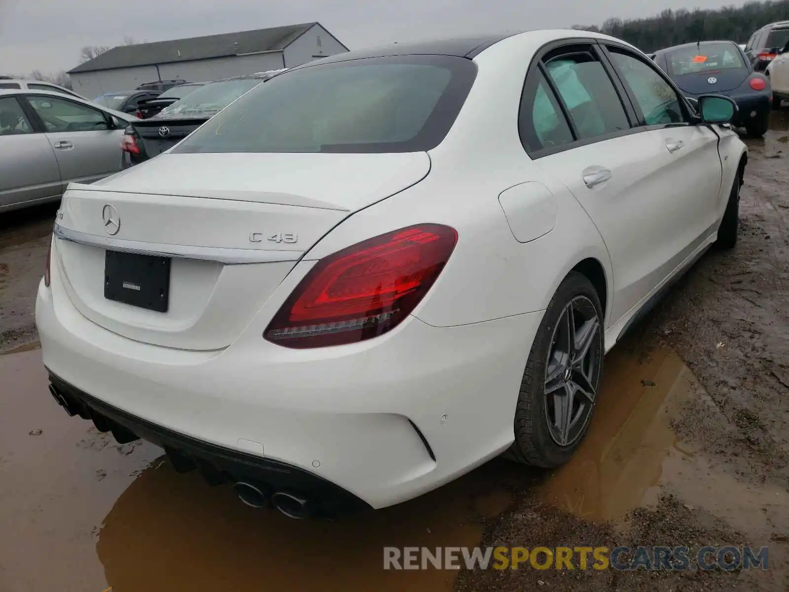 4 Photograph of a damaged car W1KWF6EB3LR573700 MERCEDES-BENZ C CLASS 2020