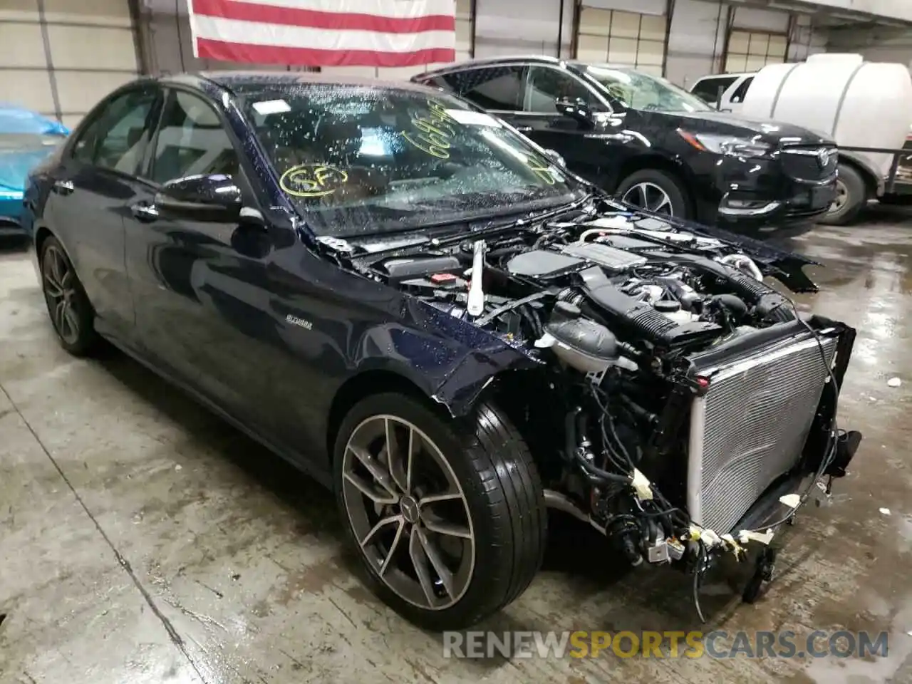 1 Photograph of a damaged car W1KWF6EB3LR597463 MERCEDES-BENZ C-CLASS 2020