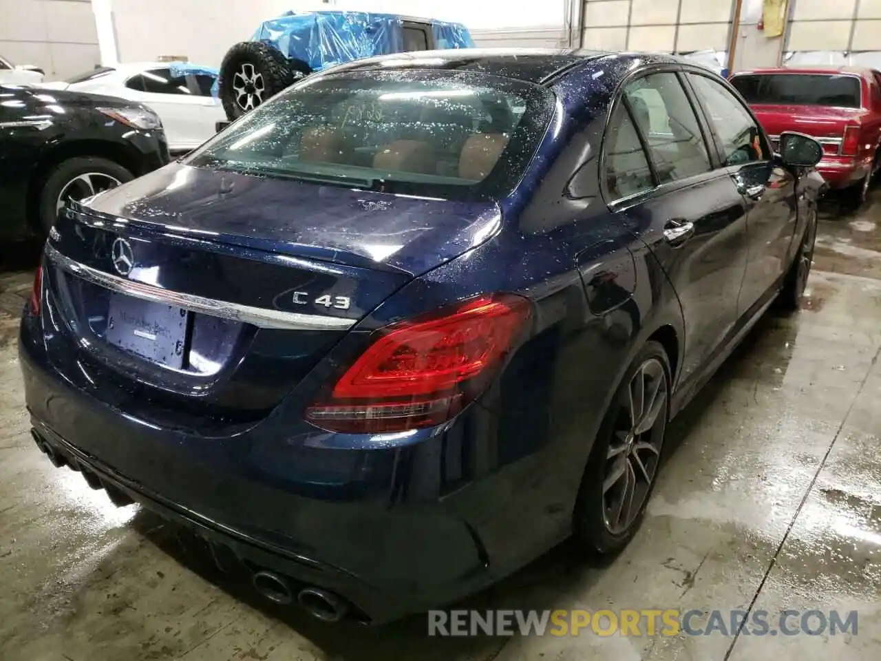 4 Photograph of a damaged car W1KWF6EB3LR597463 MERCEDES-BENZ C-CLASS 2020