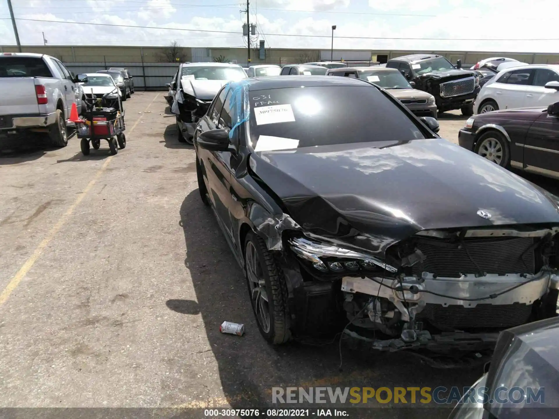 1 Photograph of a damaged car W1KWF6EB4LR572006 MERCEDES-BENZ C-CLASS 2020